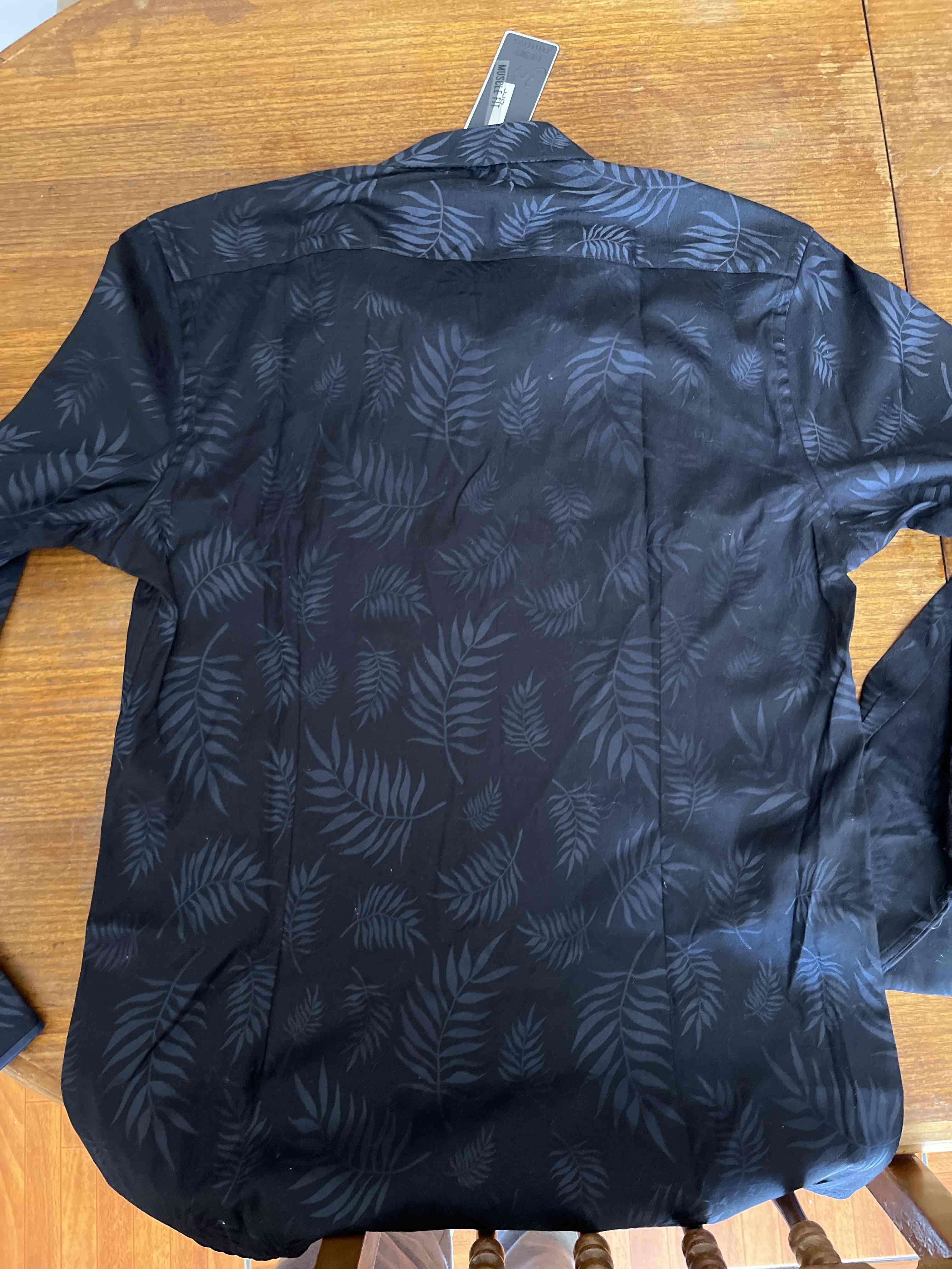 Camisa negra estampada JJO - miniatura 4