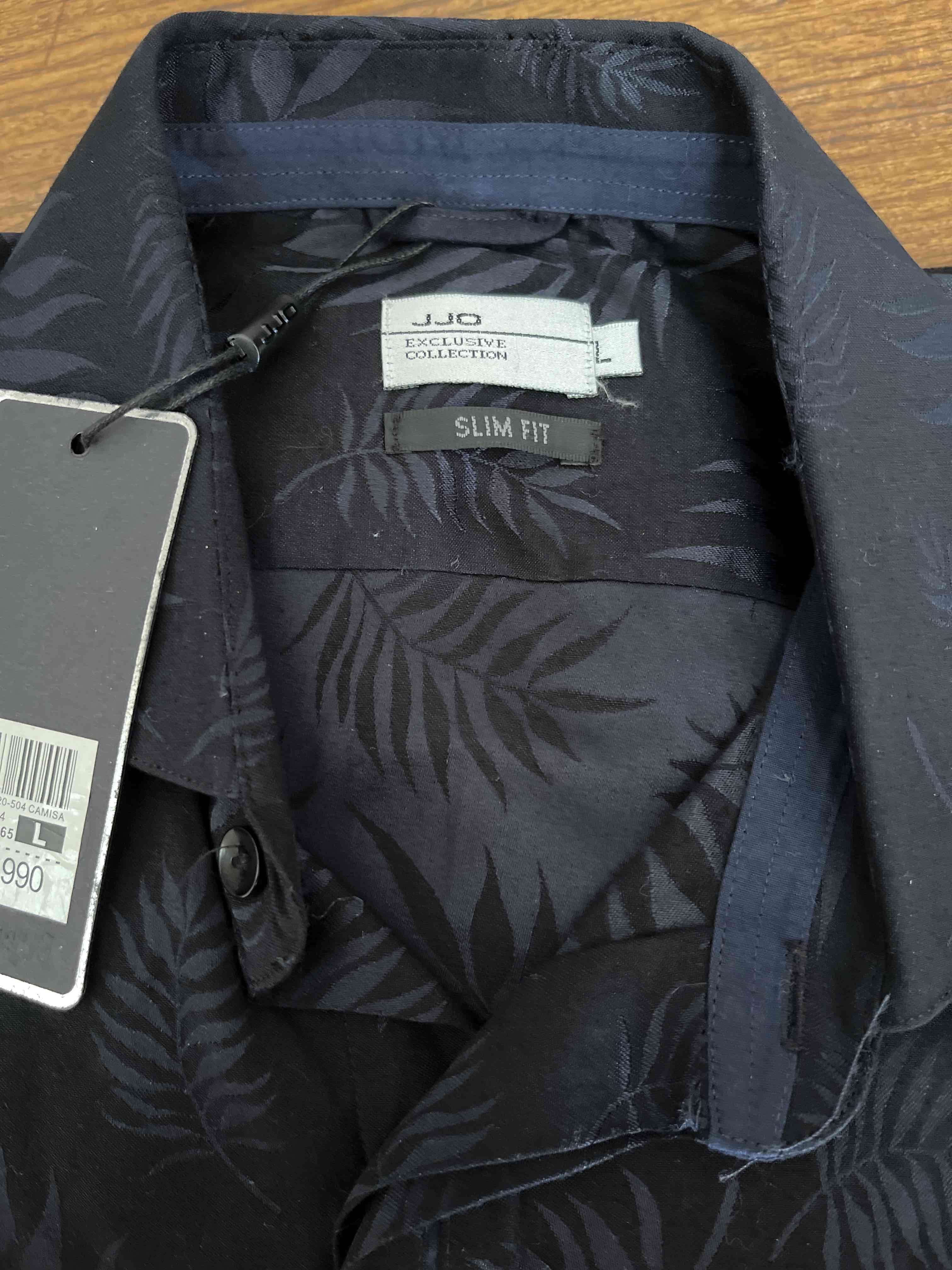 Camisa negra estampada JJO - miniatura 6