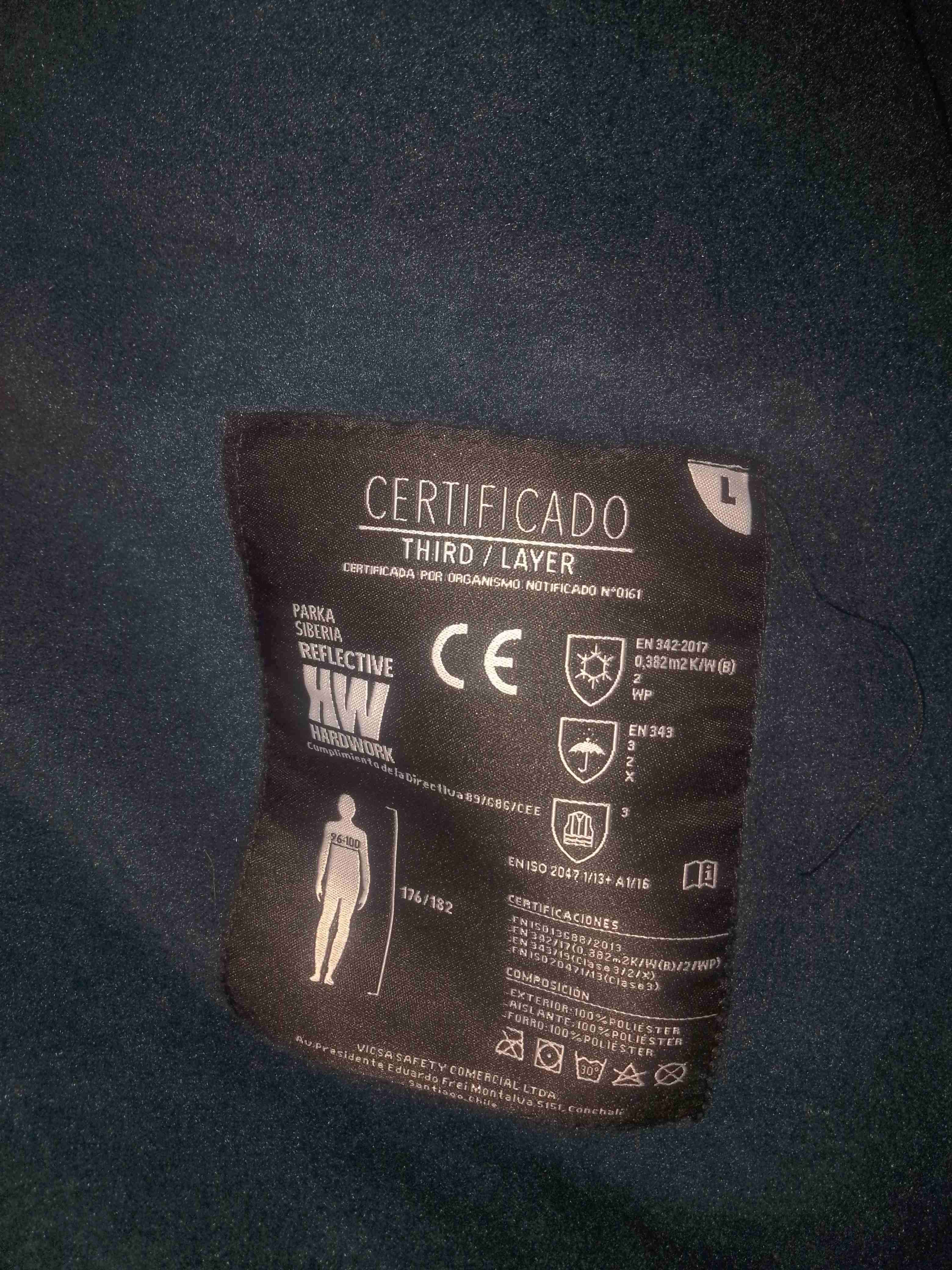 Parka reflectante naranja HARDWORK SIBERIA - miniatura 4