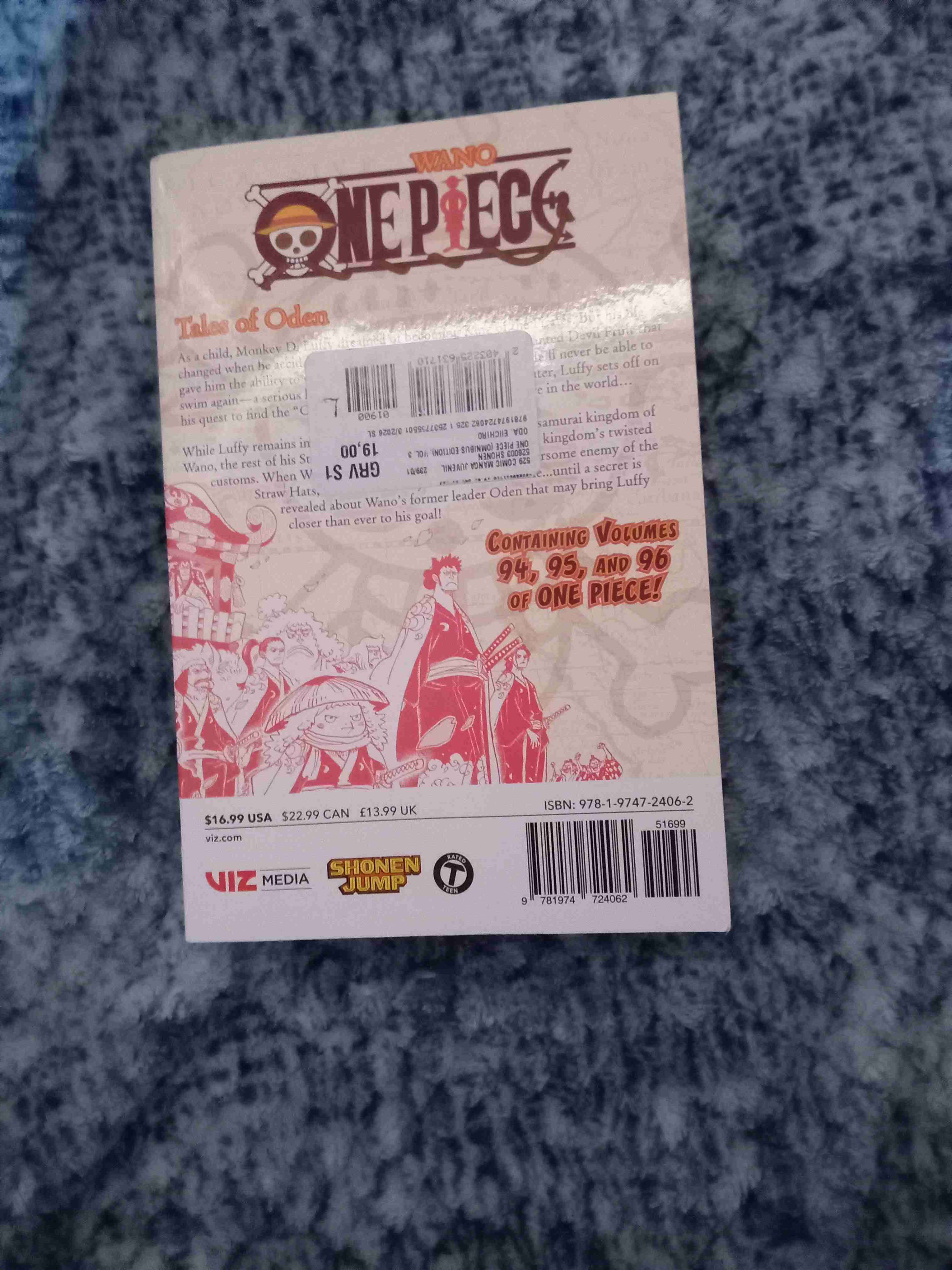 Manga One Piece Wano Volúmenes 94-96 - miniatura 2