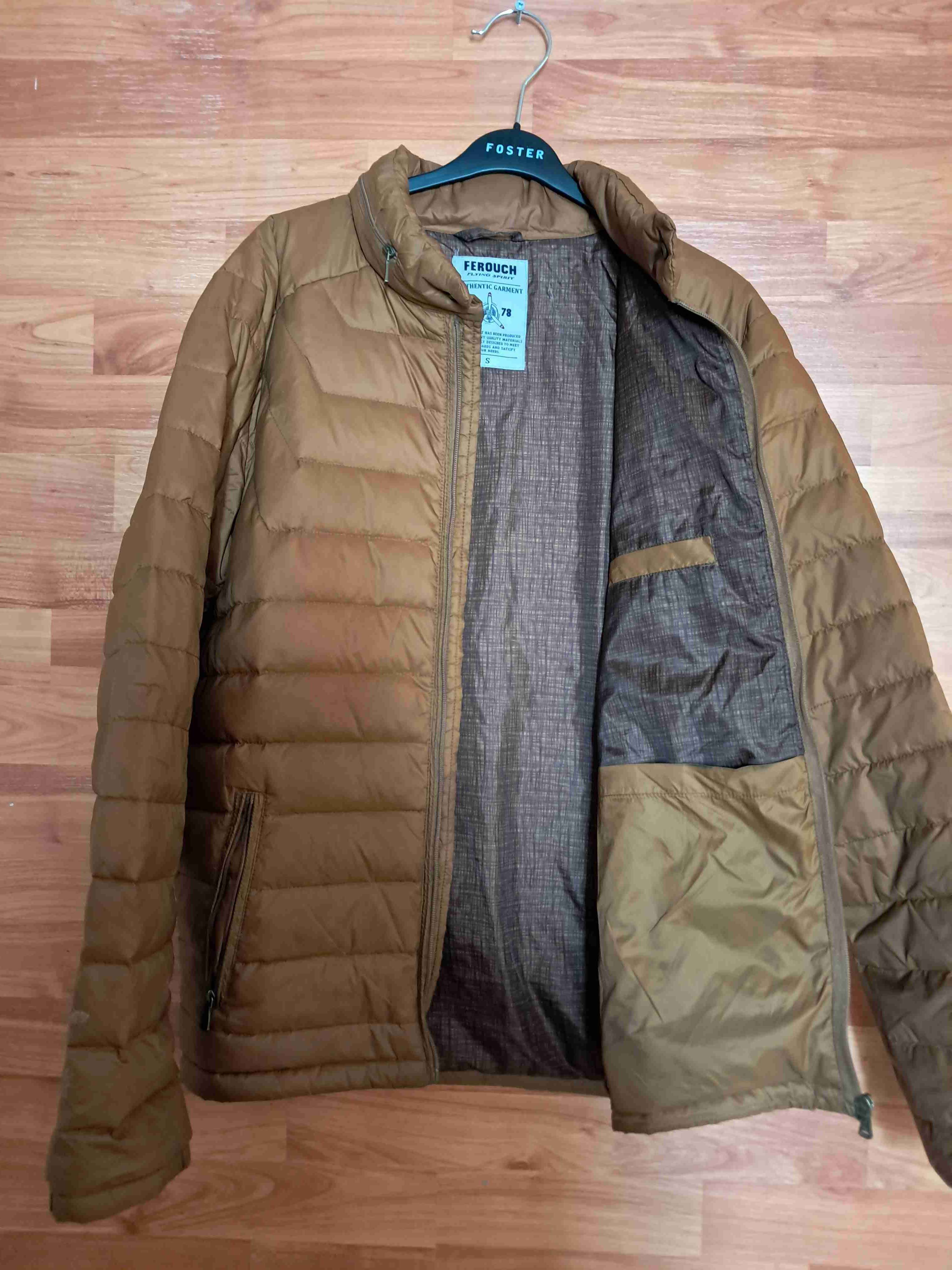 Chaqueta acolchada café - miniatura 3