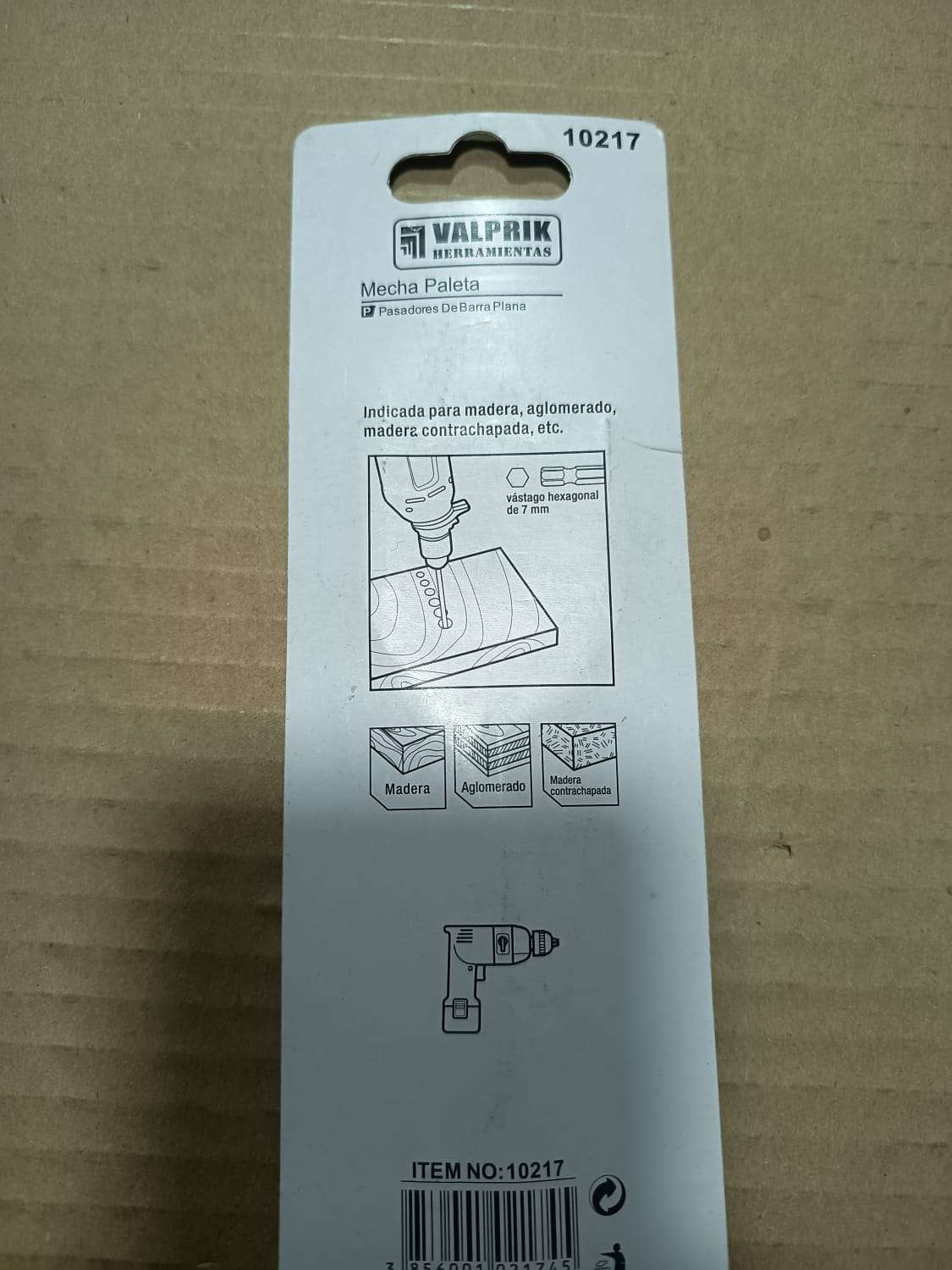 Broca Mecha Paleta para Madera 1 1/2" - Valprik - miniatura 2