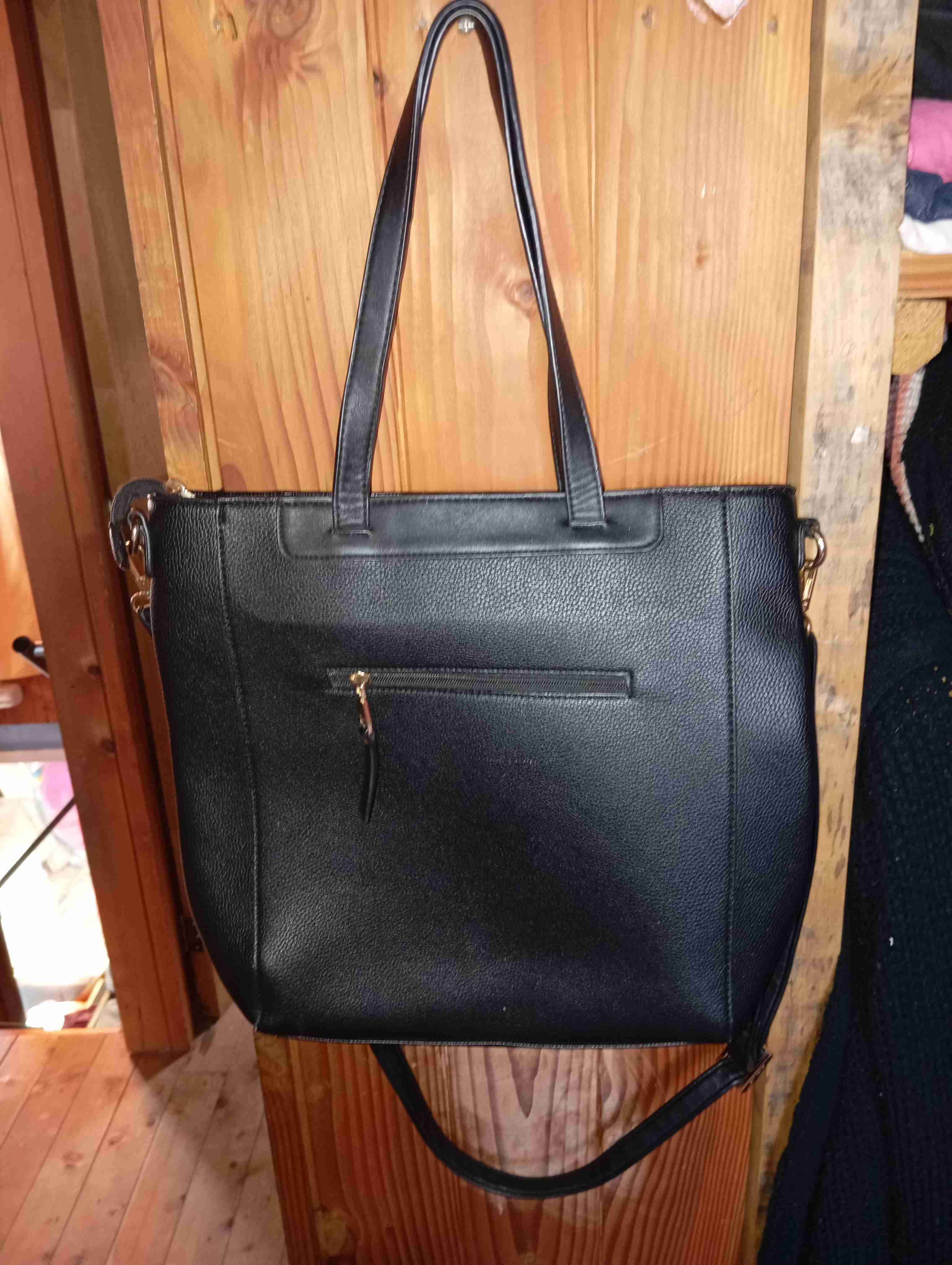 Cartera negra Amphora grande - miniatura 2