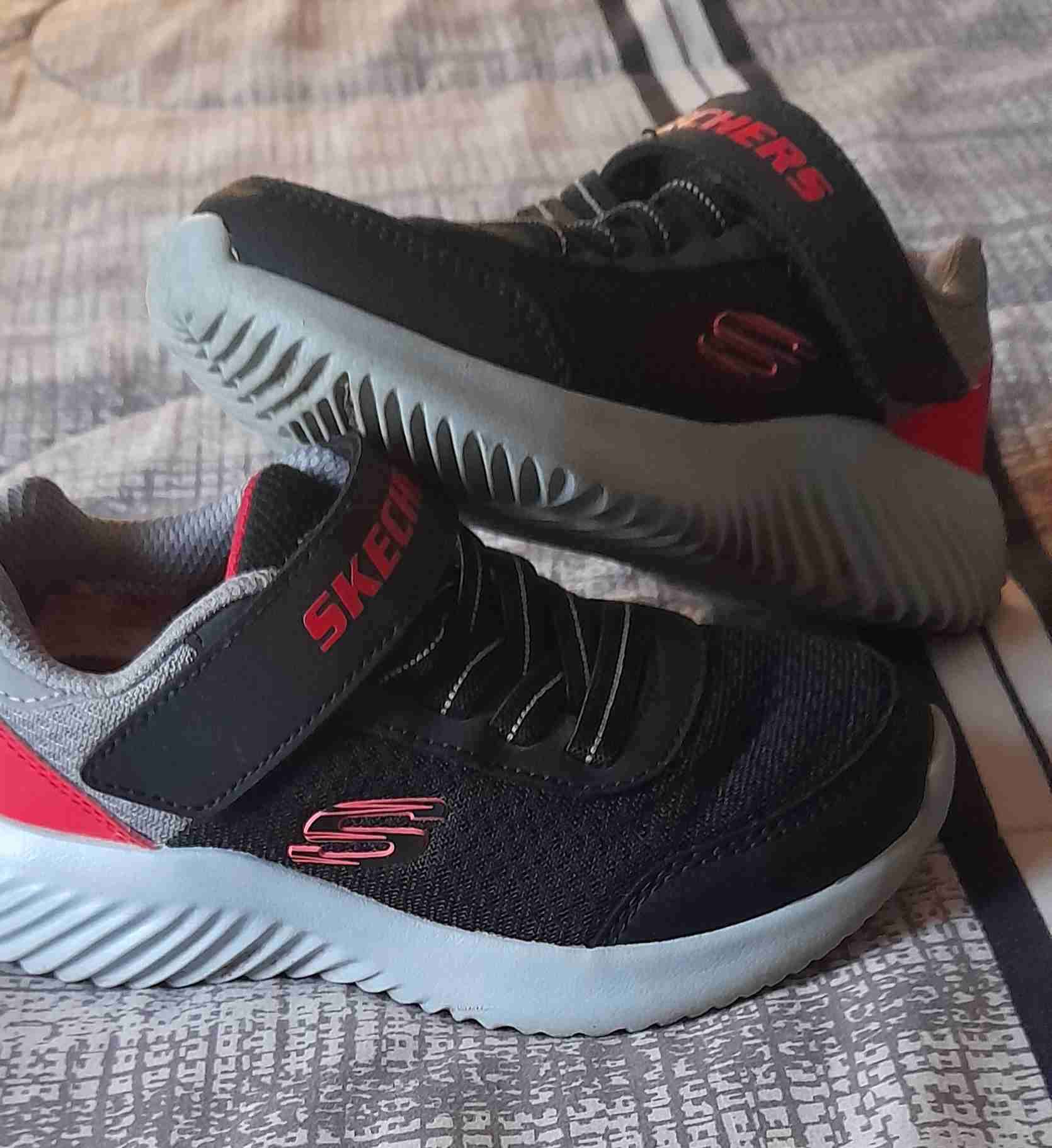 Zapatillas Skechers negras para niños número 26 - miniatura 3