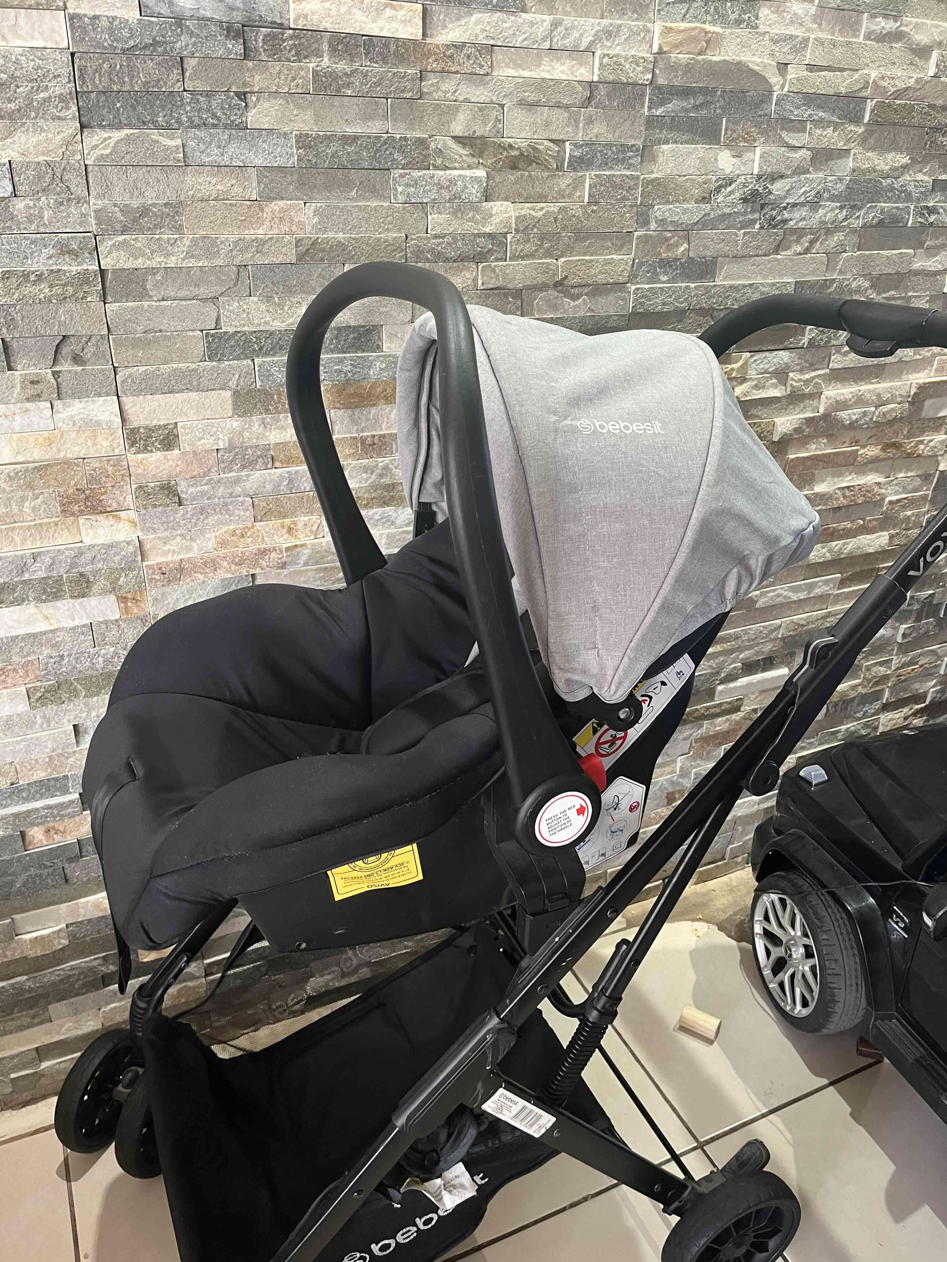 Coche Cuna Travel System Gris - miniatura 2
