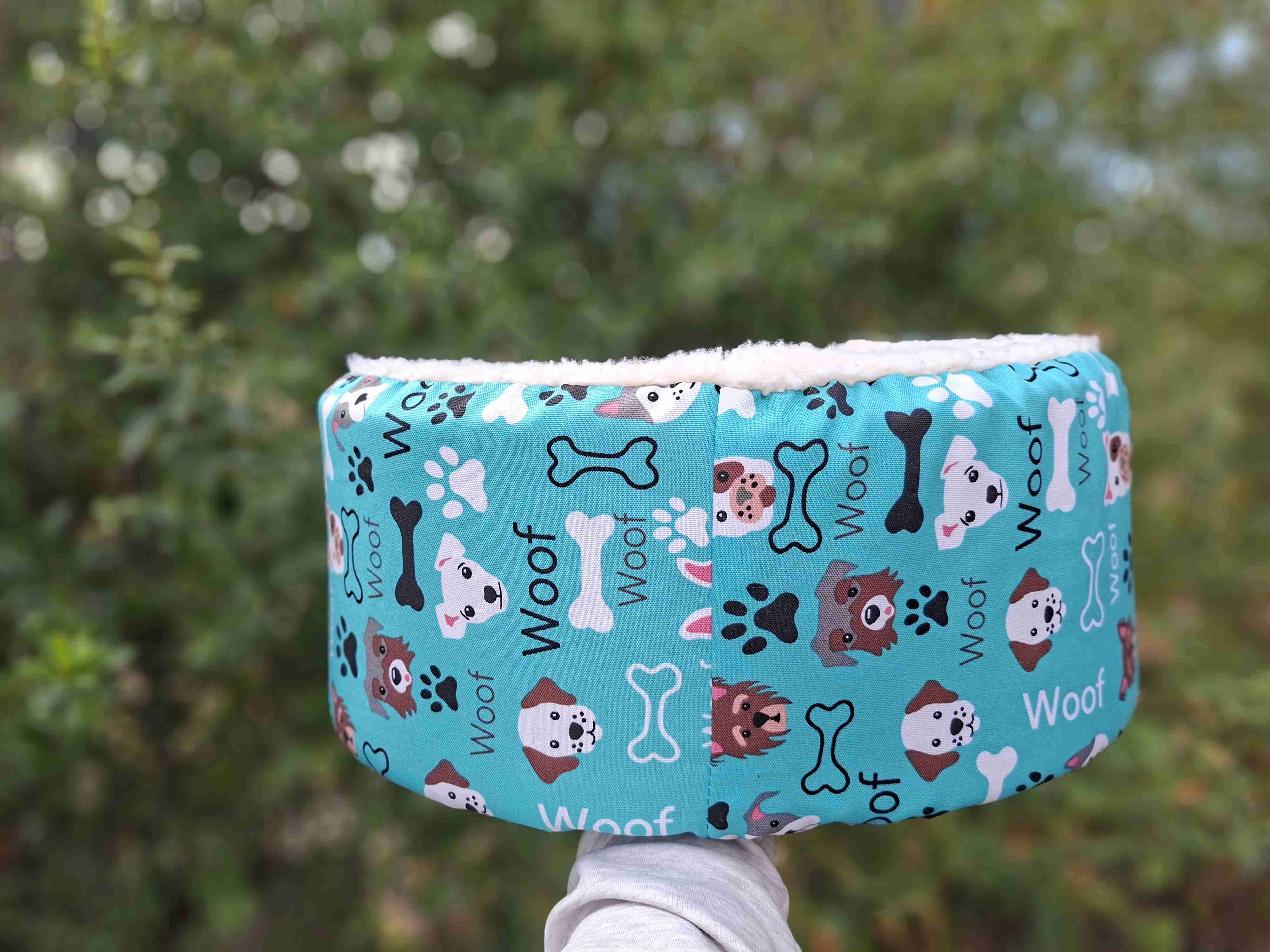 Cama para perro o gato azul - miniatura 2