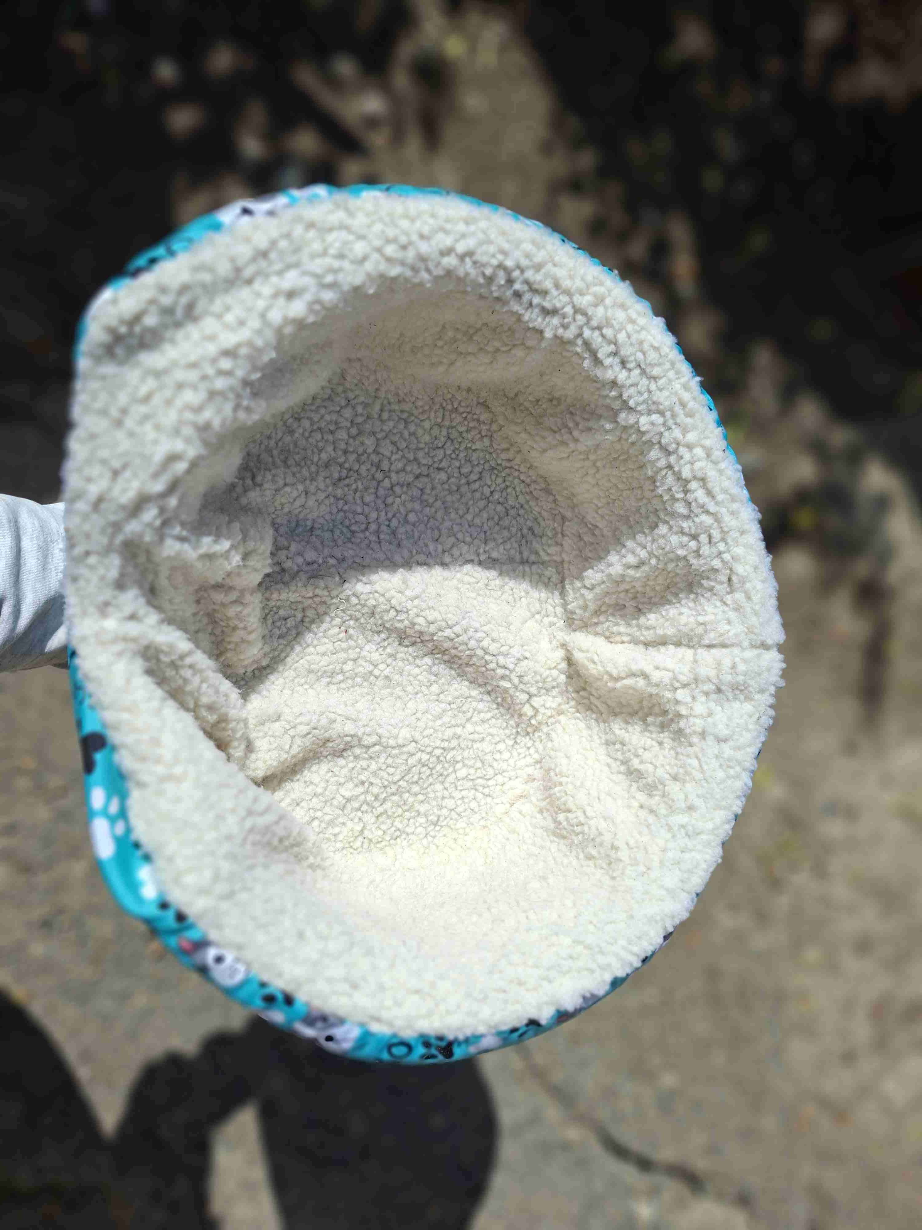 Cama para perro o gato azul - miniatura 3