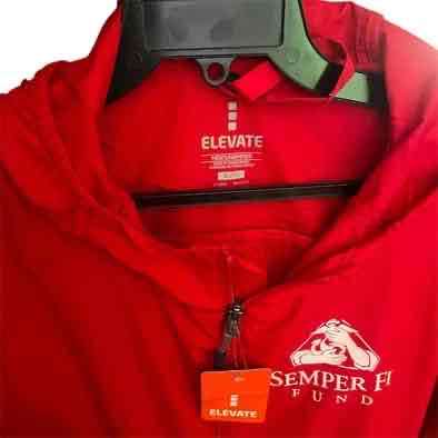 Cortavientos Elevate Rojo c/gorro. Talla XL - miniatura 2