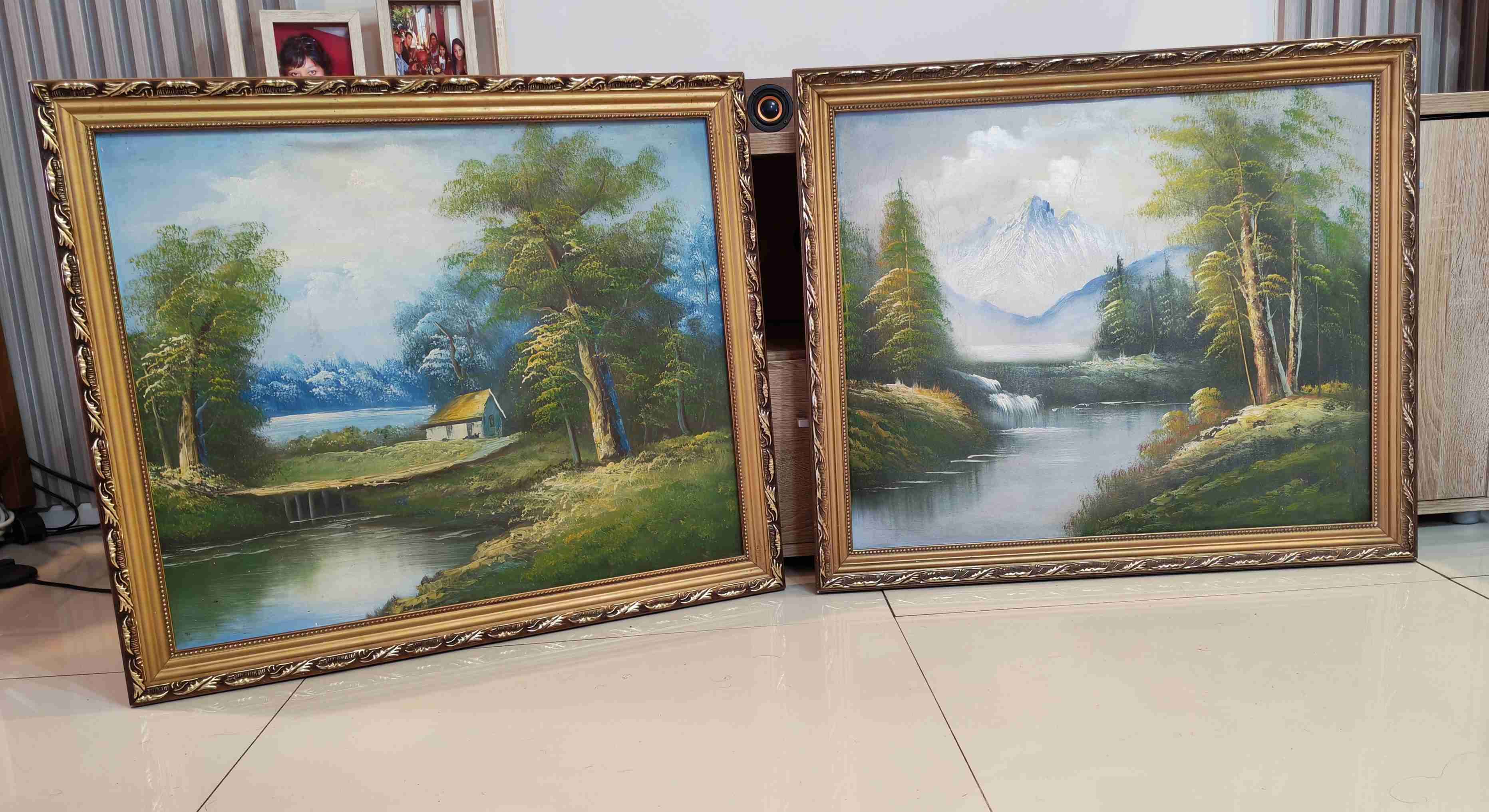 Cuadro paisaje enmarcado - miniatura 2