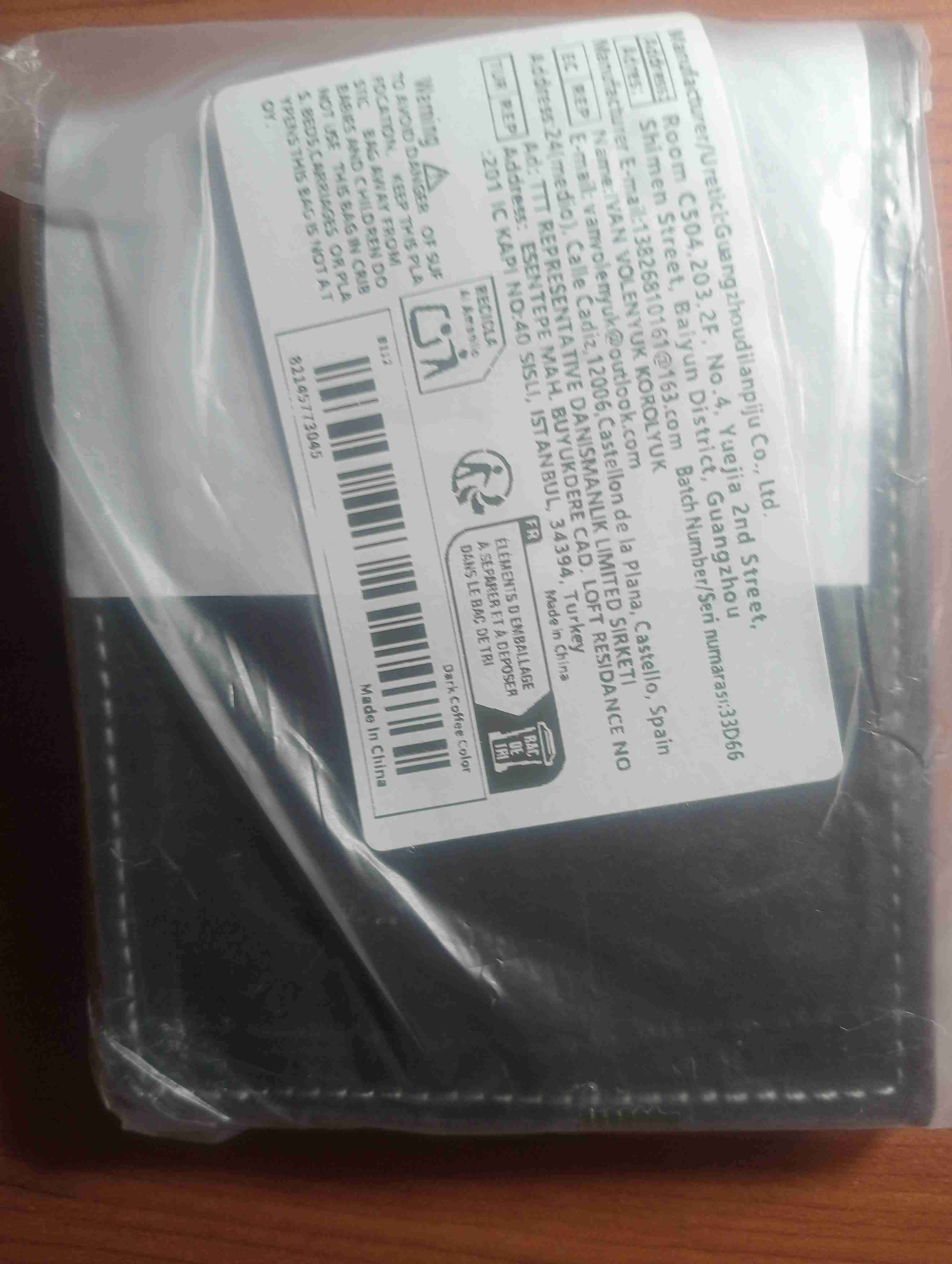 Billetera de cuero negra - miniatura 2