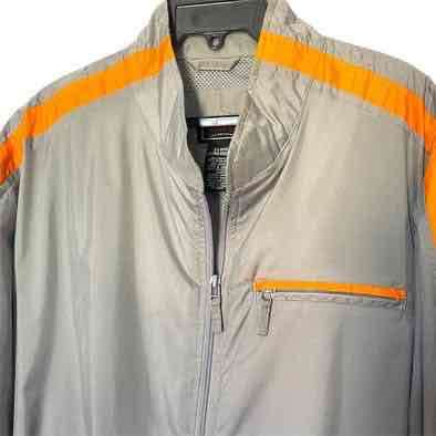 Chaqueta Cortavientos Gris diseño color.Talla XL. - miniatura 1