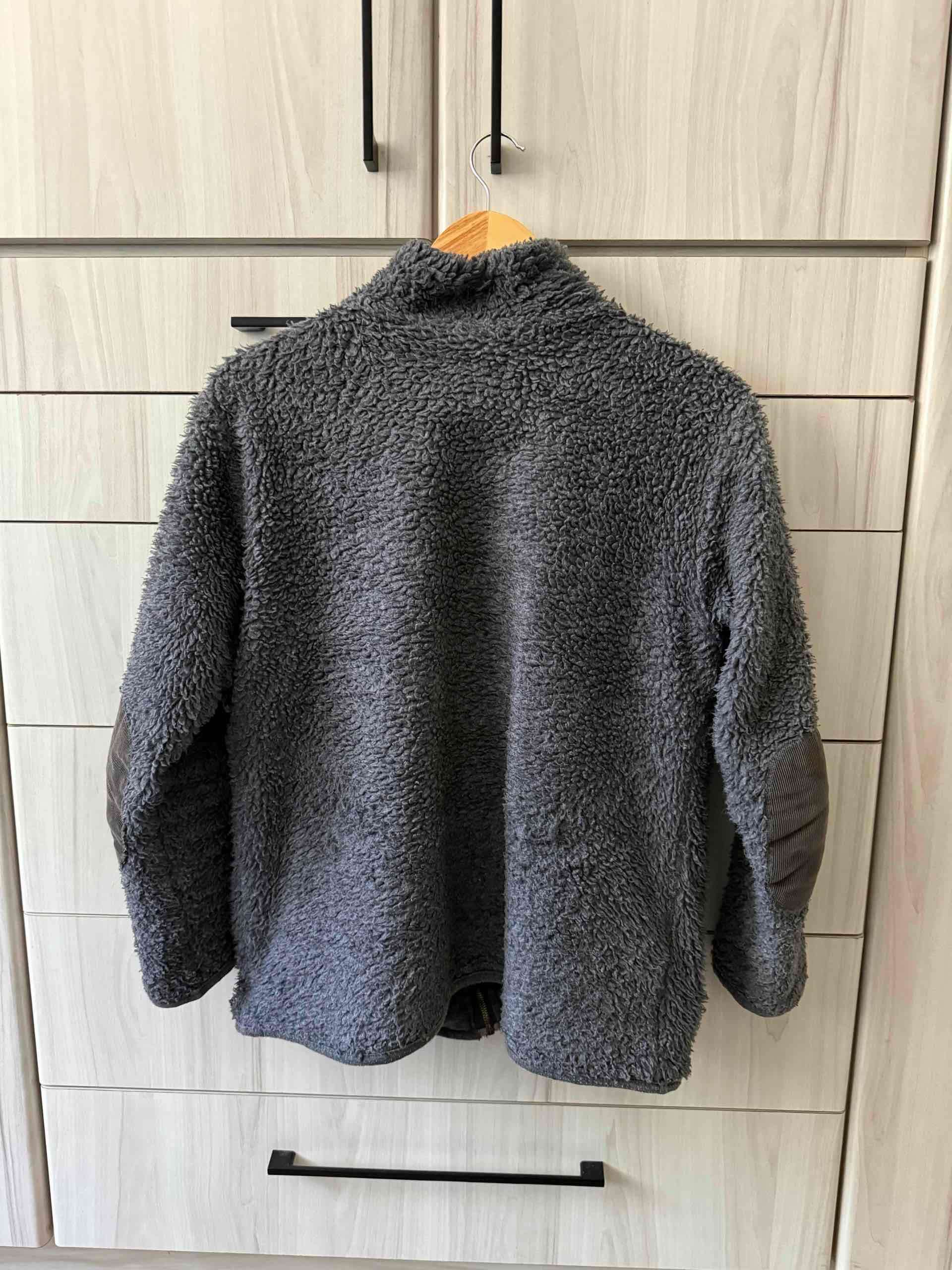 Chaqueta de lana gris para mujer - miniatura 3