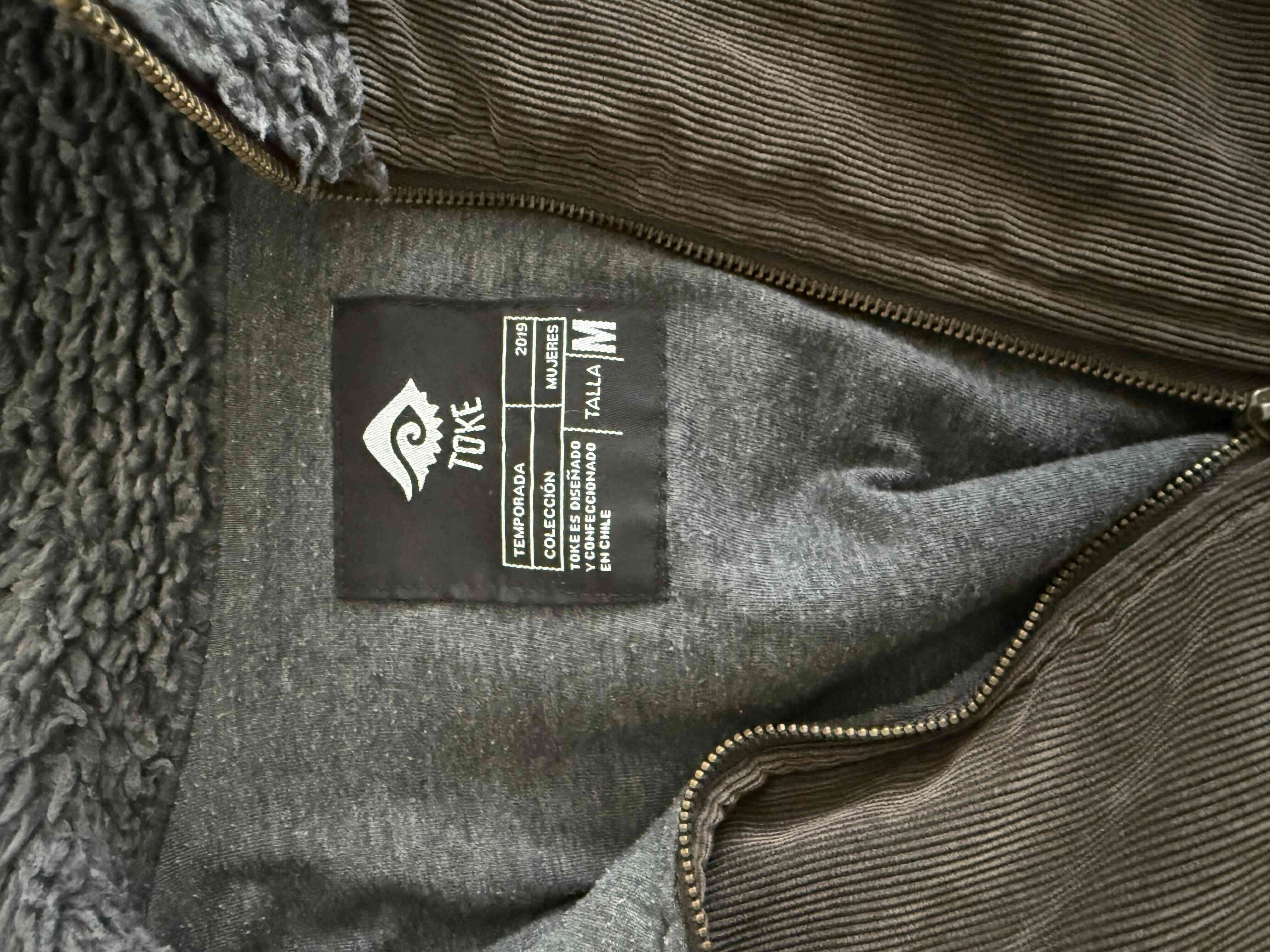 Chaqueta de lana gris para mujer - miniatura 4