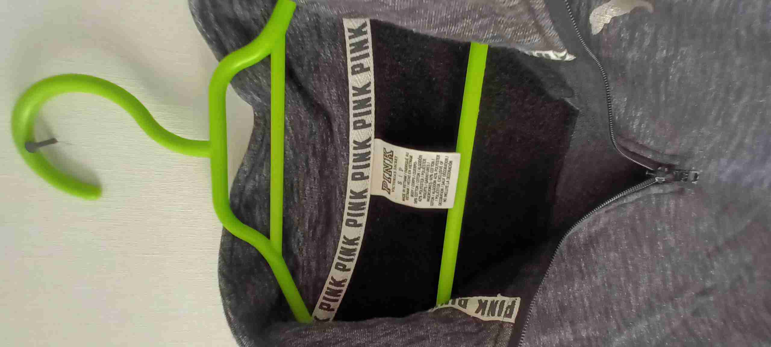 Polerón gris con cierre PINK - miniatura 2