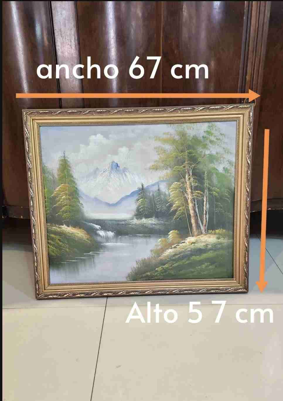 Cuadro paisaje enmarcado - miniatura 3