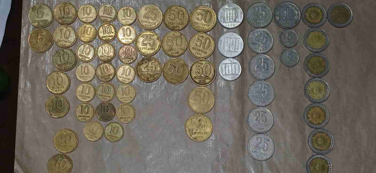 Colección de monedas antiguas de varios paises - miniatura 1