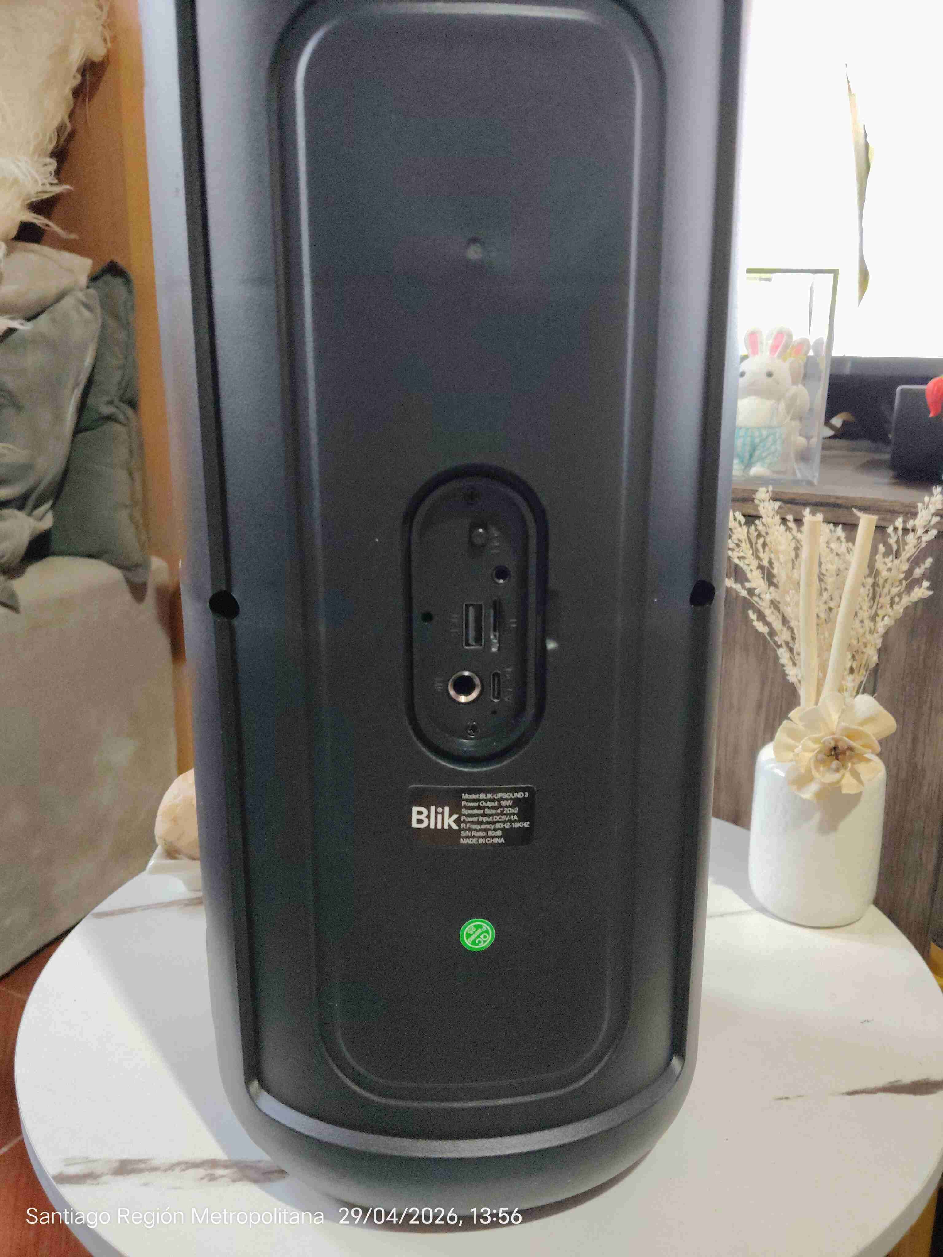 Parlante Blik Upsound con luces LED - miniatura 3