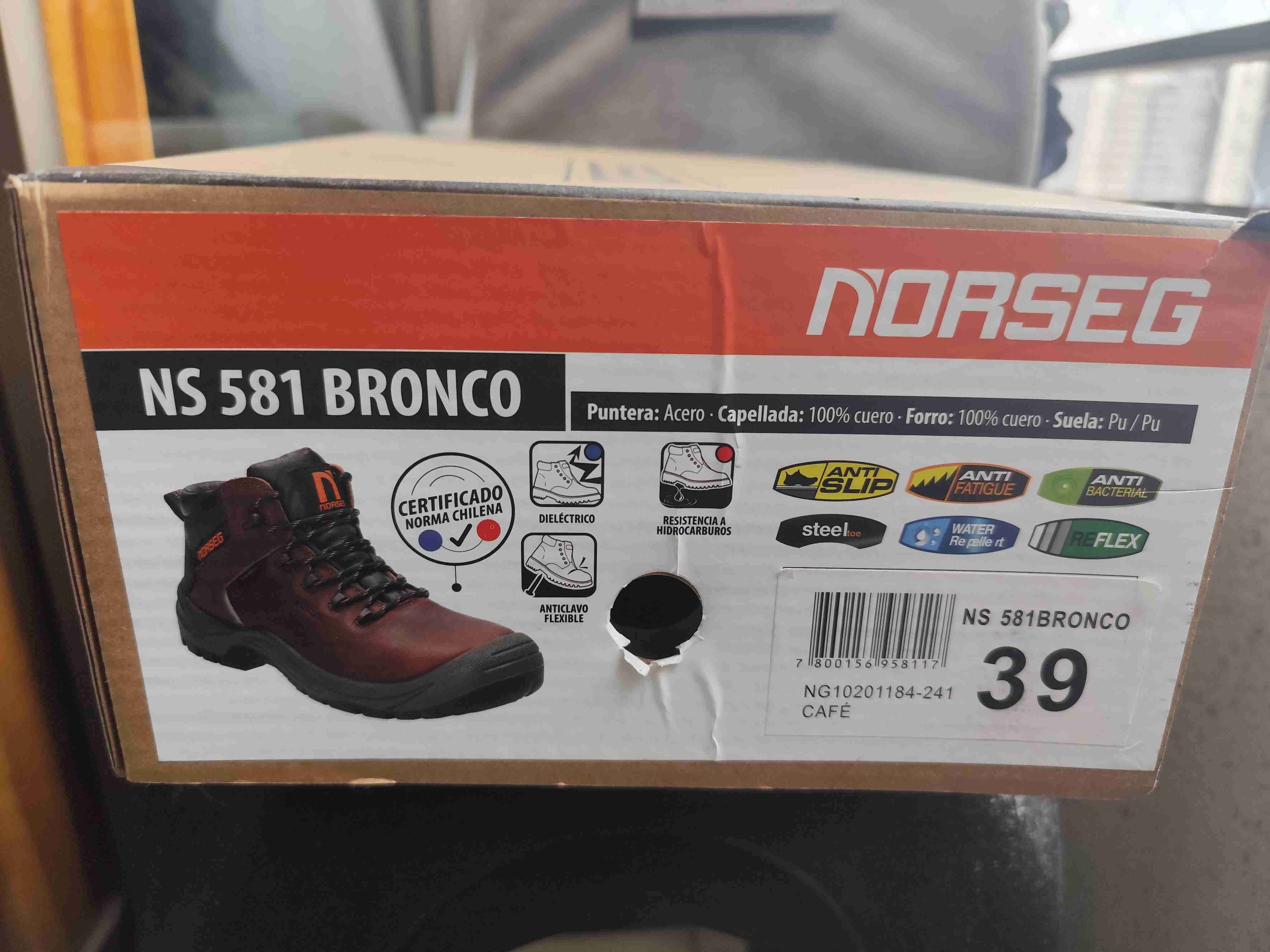 Botas de seguridad Norseg 39