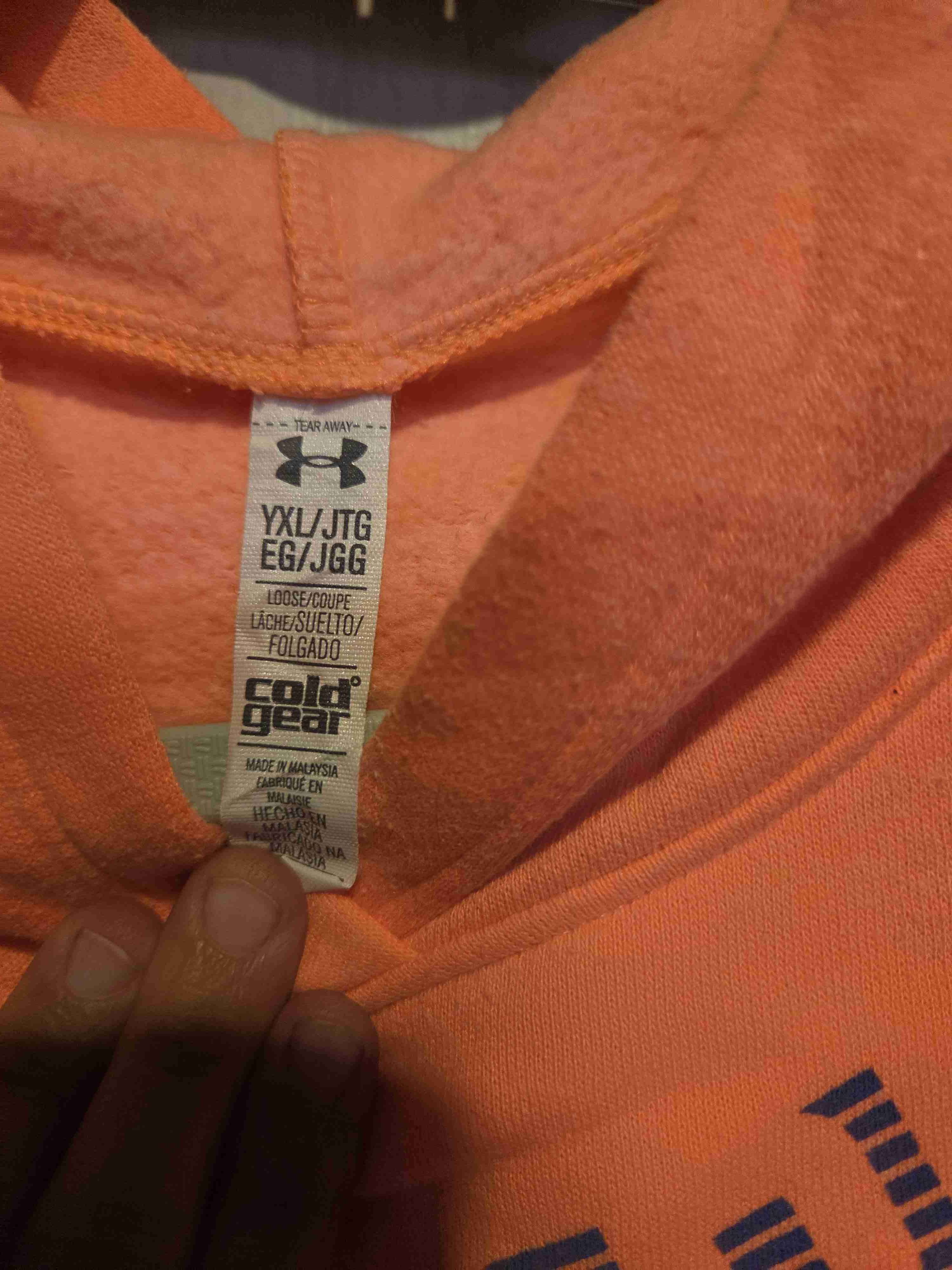 Polerón naranja Under Armour - miniatura 2