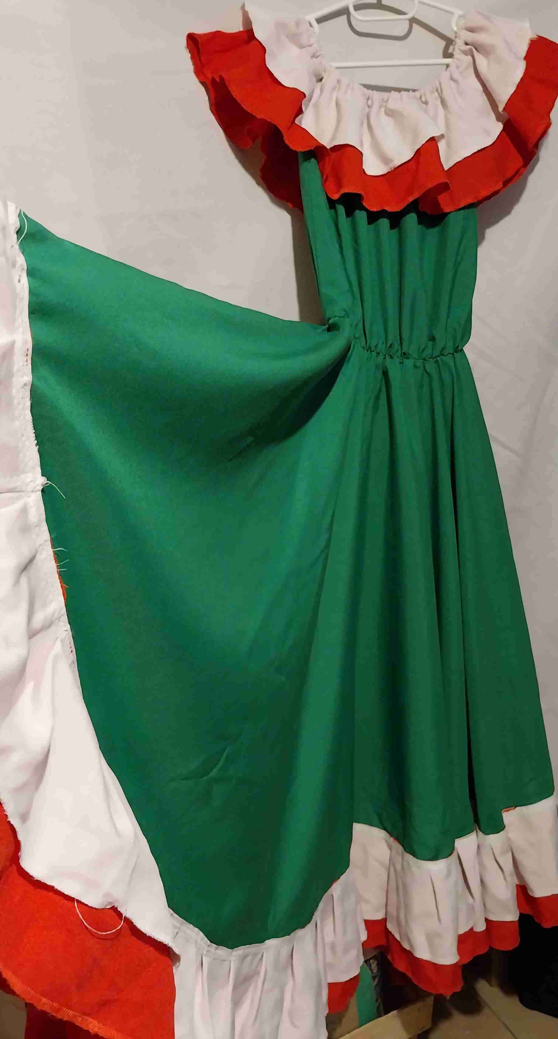 Vestido folclórico mexicano colombiano catrina TS - miniatura 3