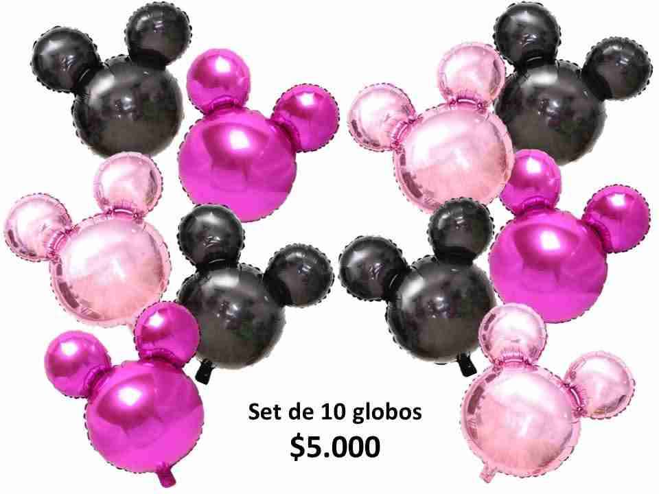 Set de 10 globos metálicos Mickey Minnie - miniatura 3