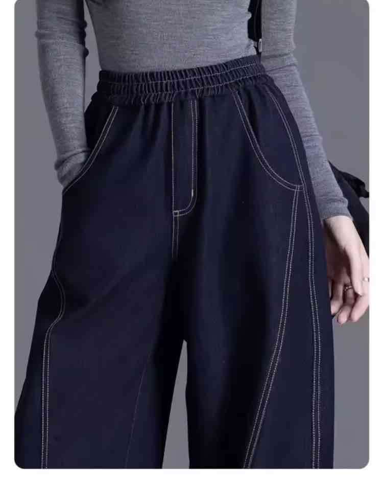 Pantalón amplio  mujer - miniatura 1