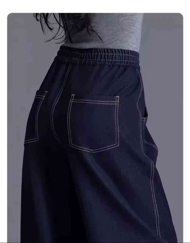 Pantalón amplio  mujer - miniatura 2