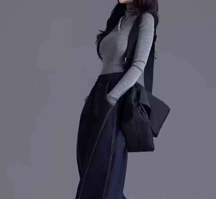 Pantalón amplio  mujer - miniatura 3