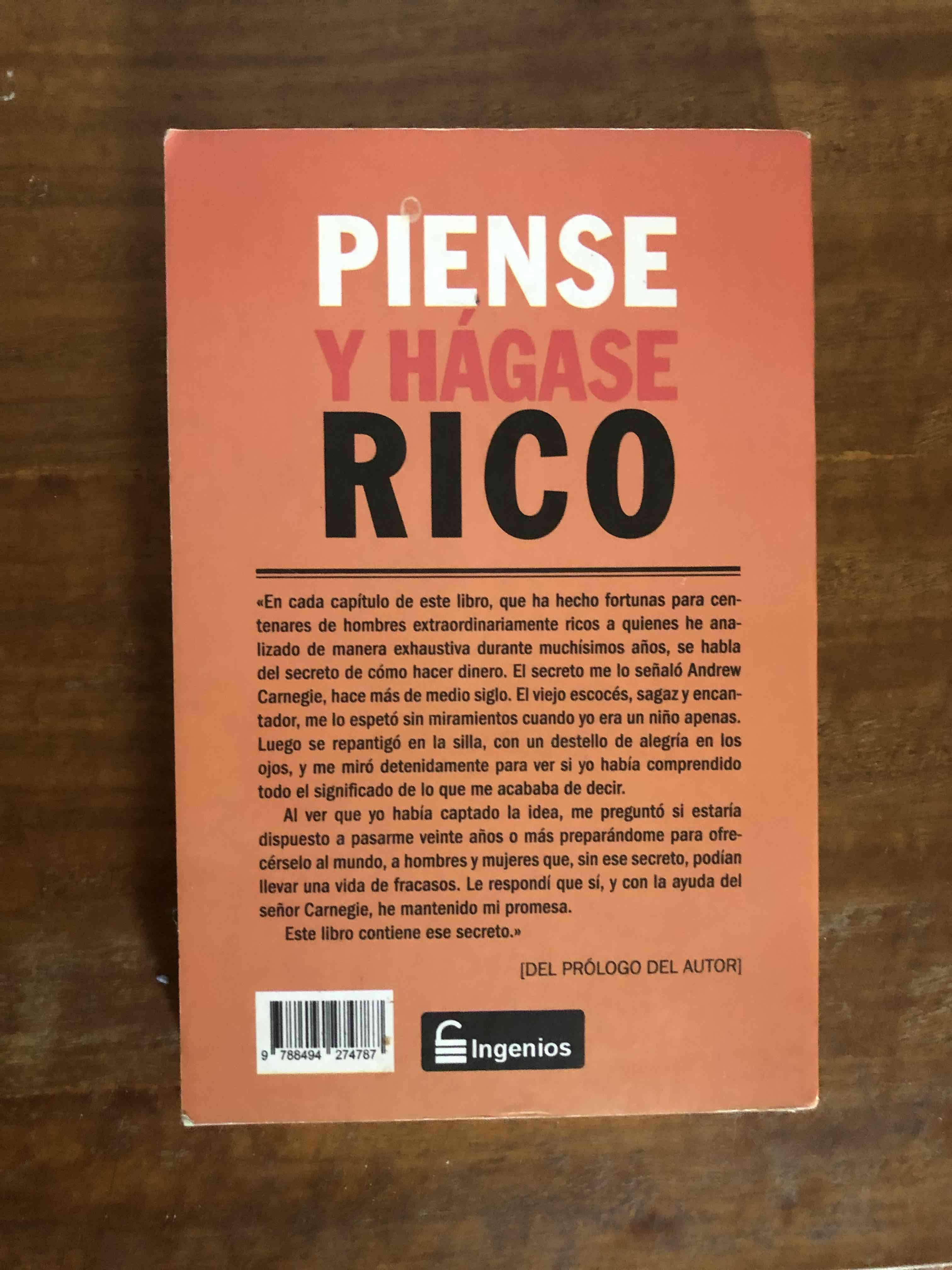 Piense y hágase rico - Napoleón Hill - miniatura 2
