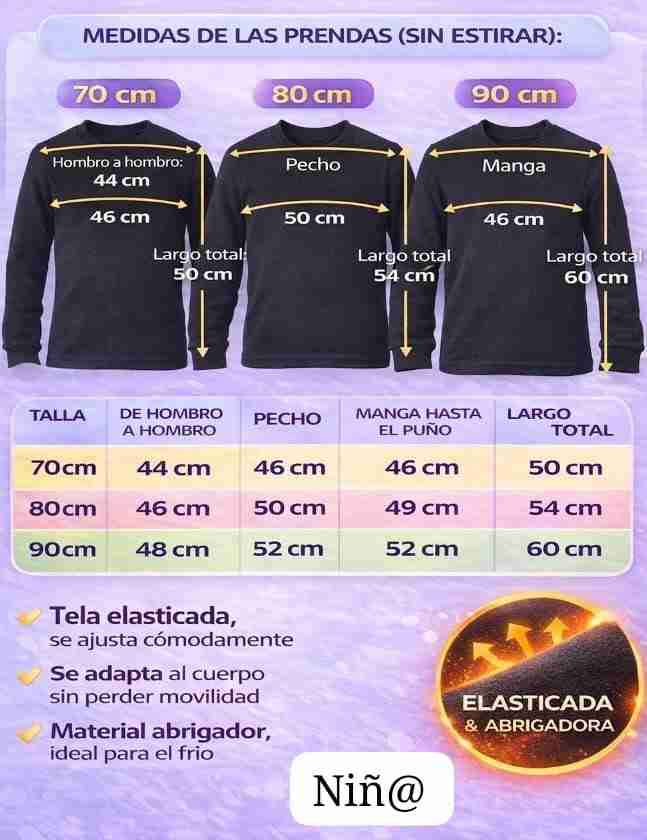 Polera térmica niño y adulto - miniatura 6