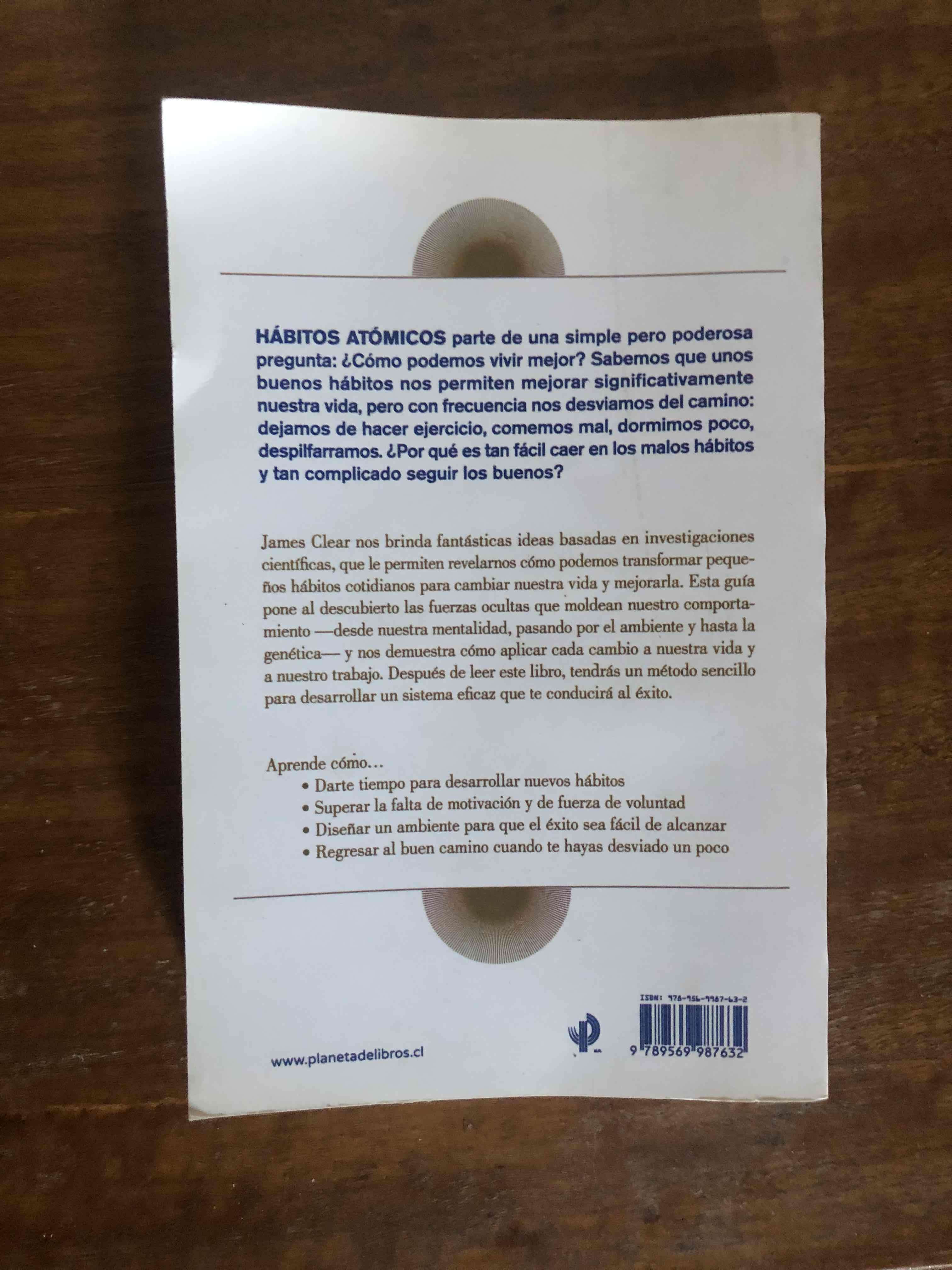 Libro Hábitos Atómicos de James Clear - miniatura 2