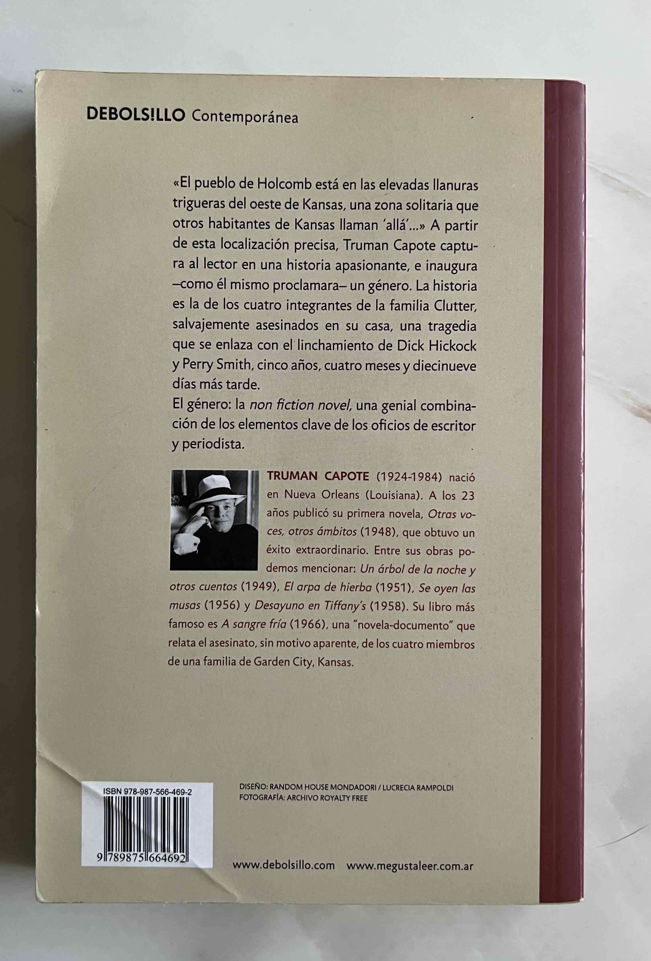 Libro 'A sangre fría' de Capote - miniatura 2