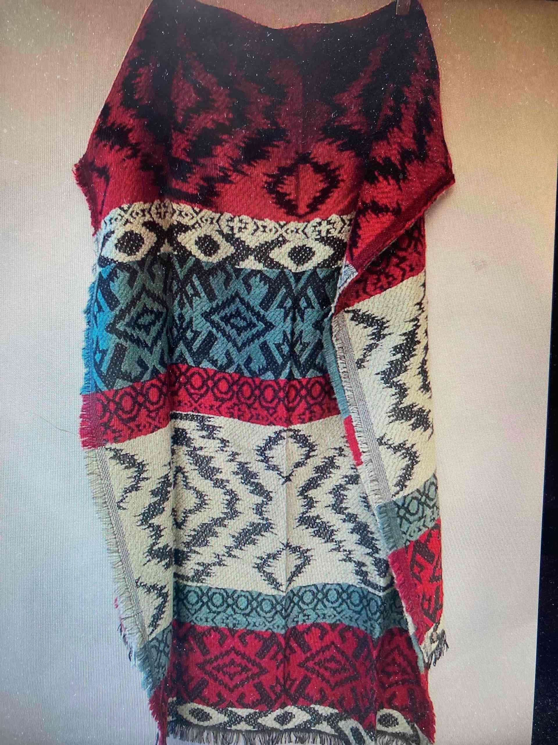 Pañuelo Rapsodia Bordó Rayas - miniatura 2