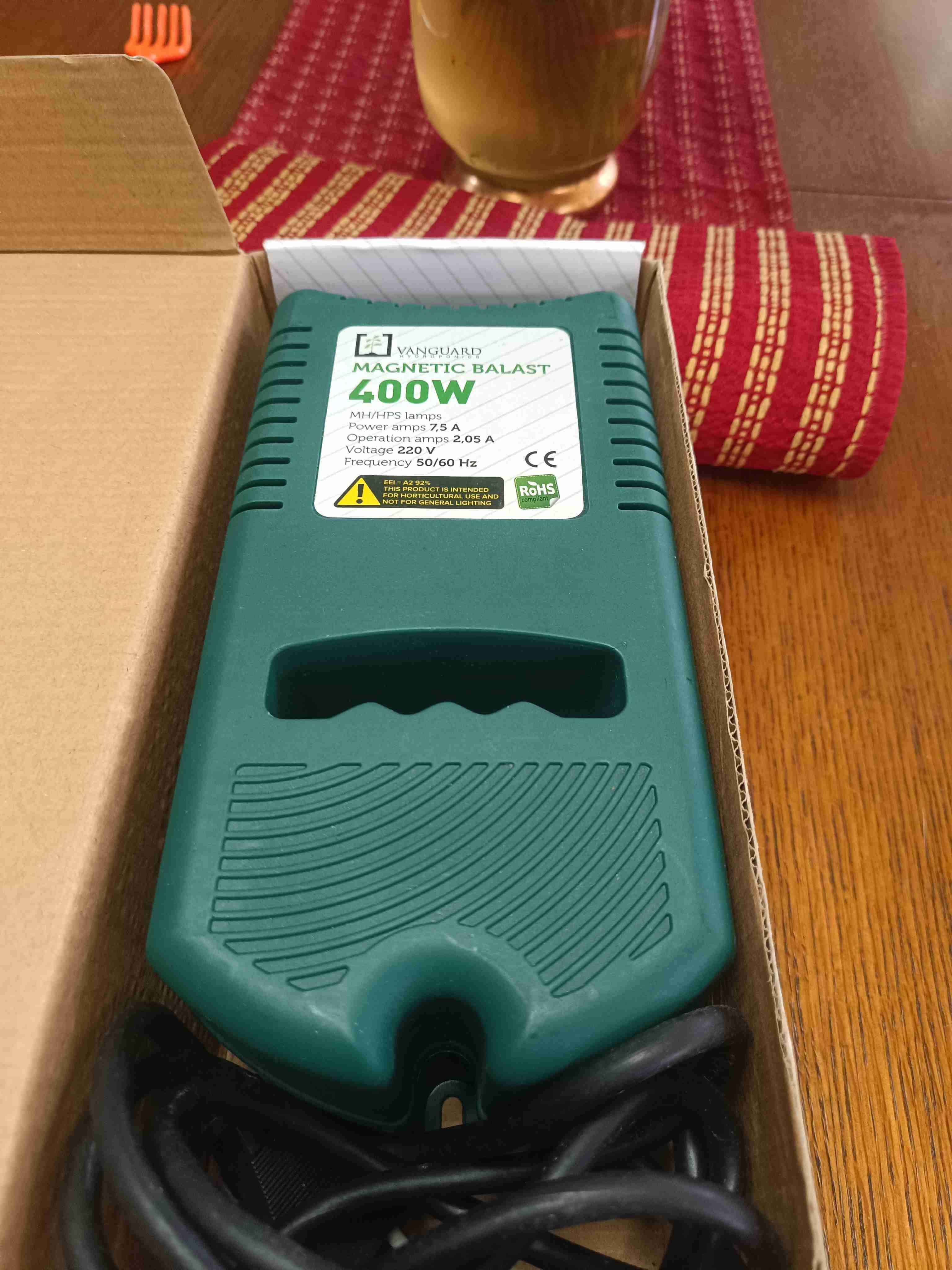 Balastro magnético 400W Vanguard - miniatura 2