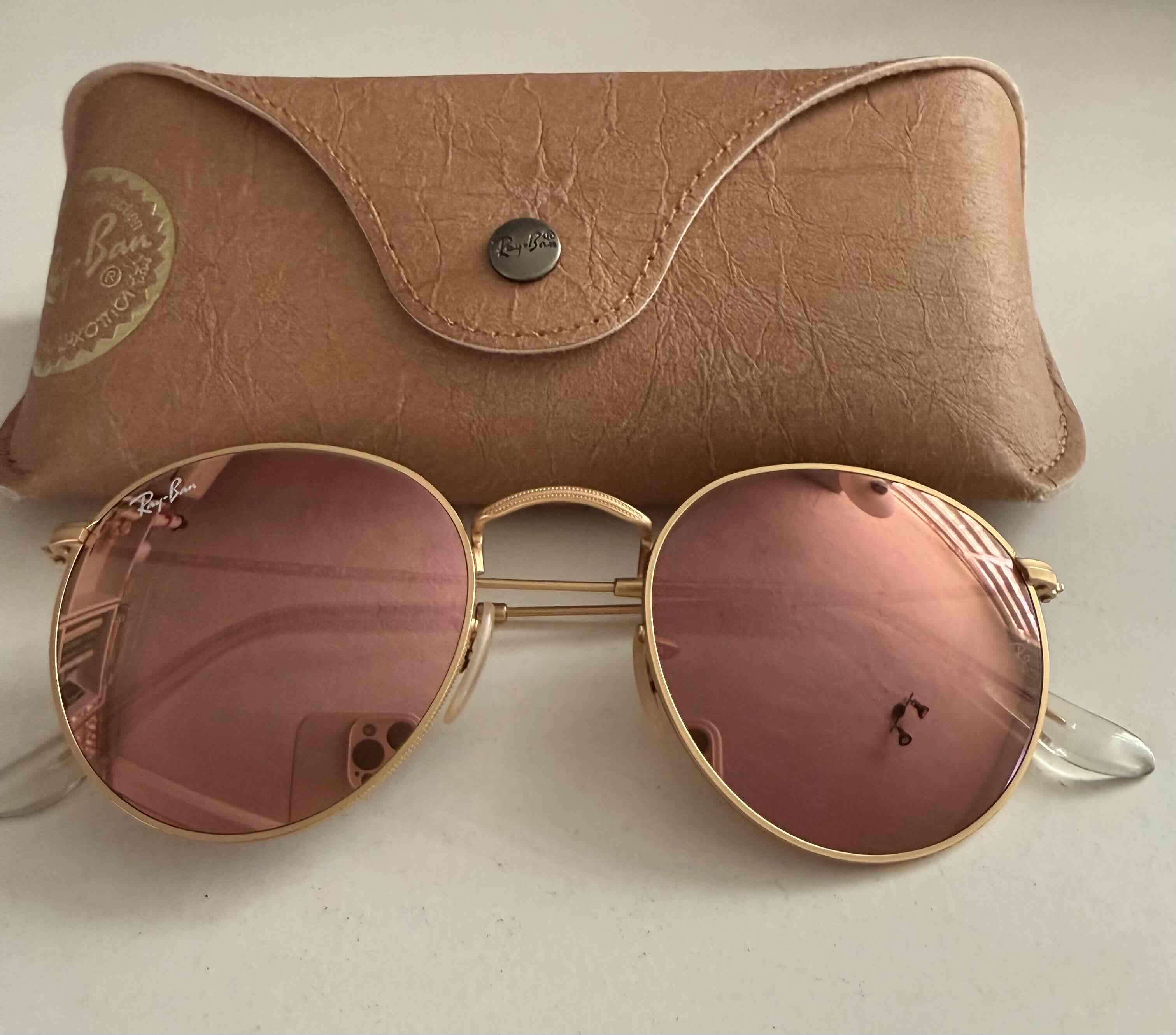 Gafas de sol Ray-Ban doradas - miniatura 2