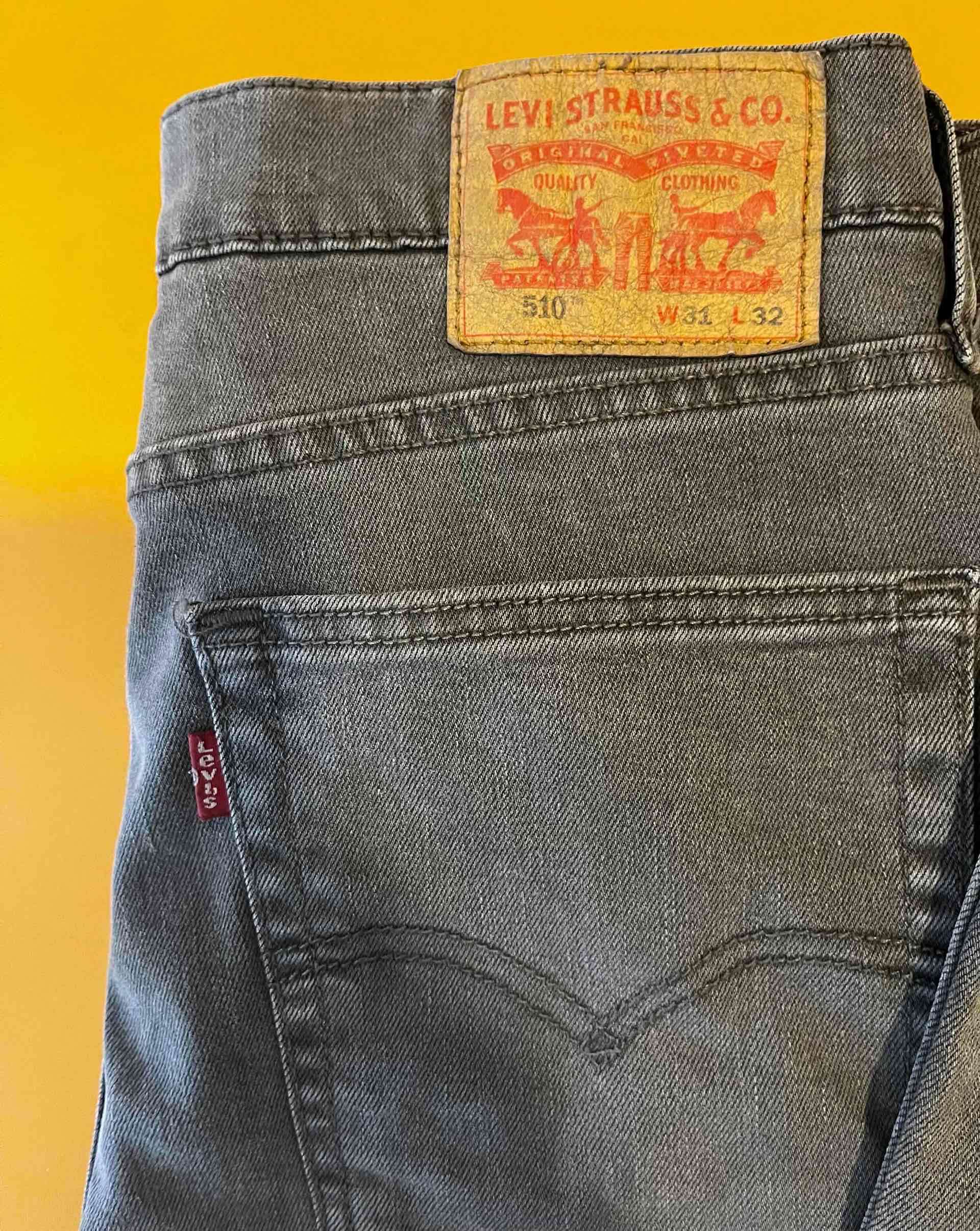 Jeans grises Levi's 510 - miniatura 2