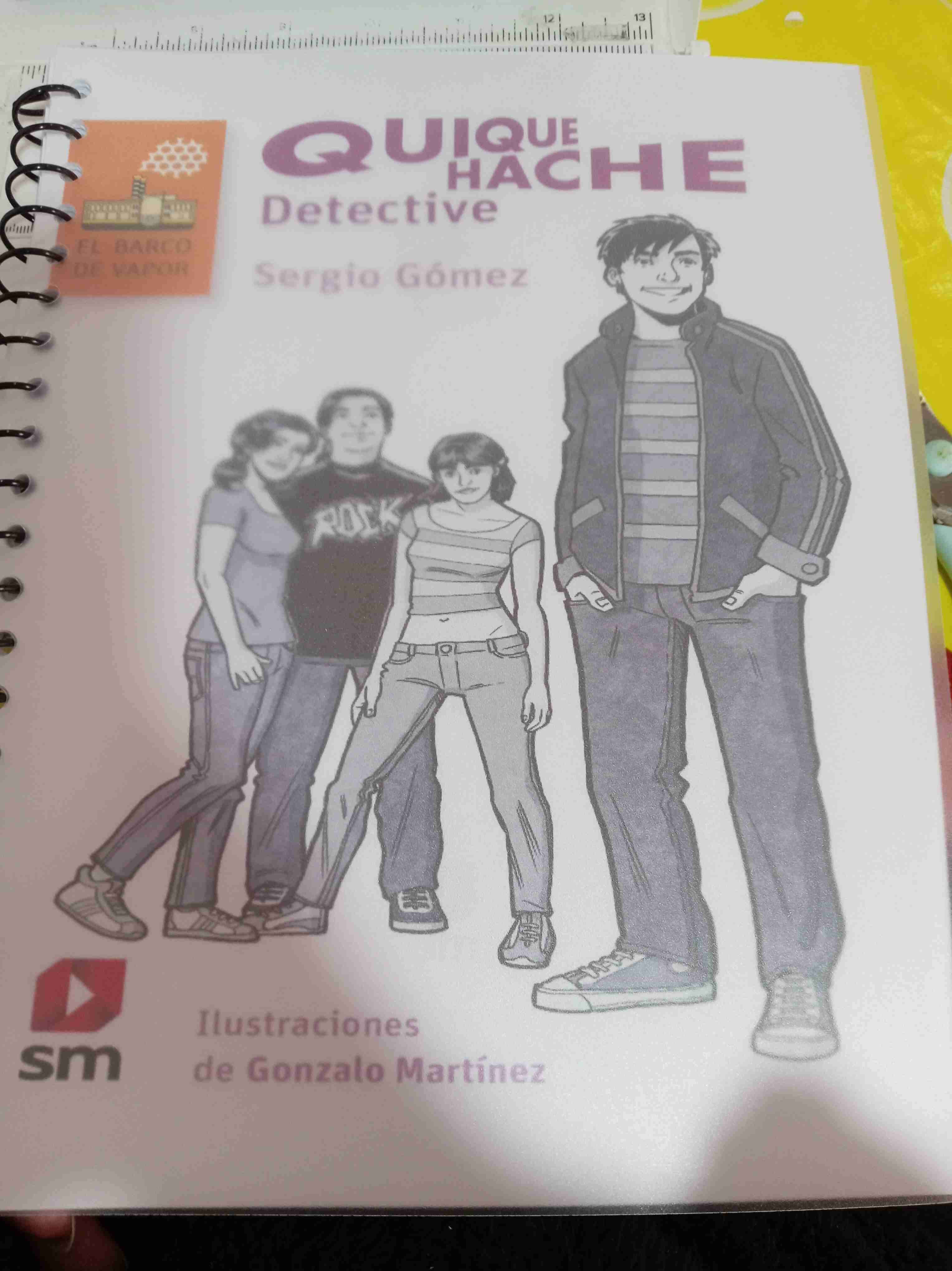 Libro 'Quique Hache Detective' de Sergio Gómez