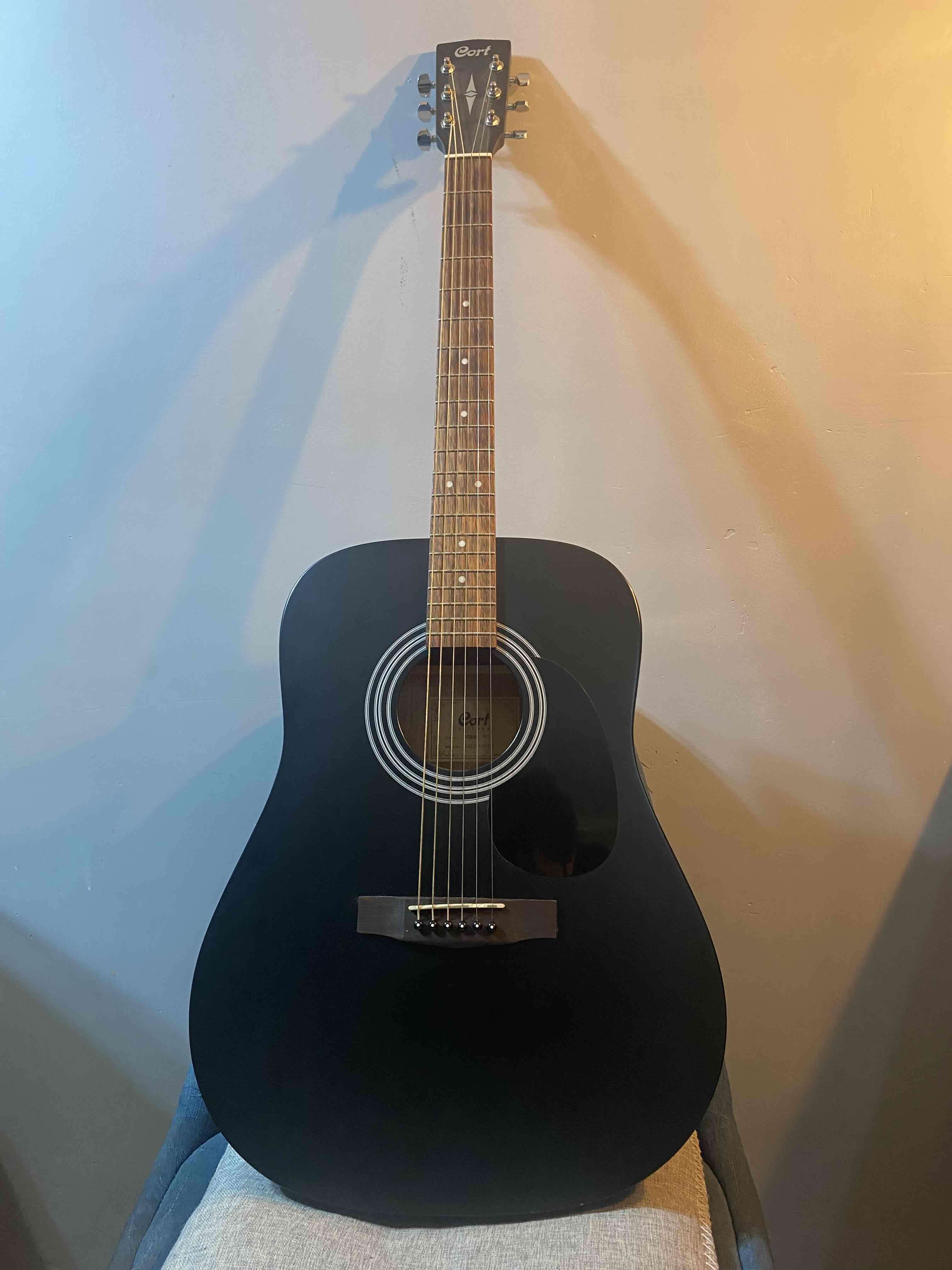 Cort Guitarra acústica modelo AD810 BKS BlackSatin - miniatura 1