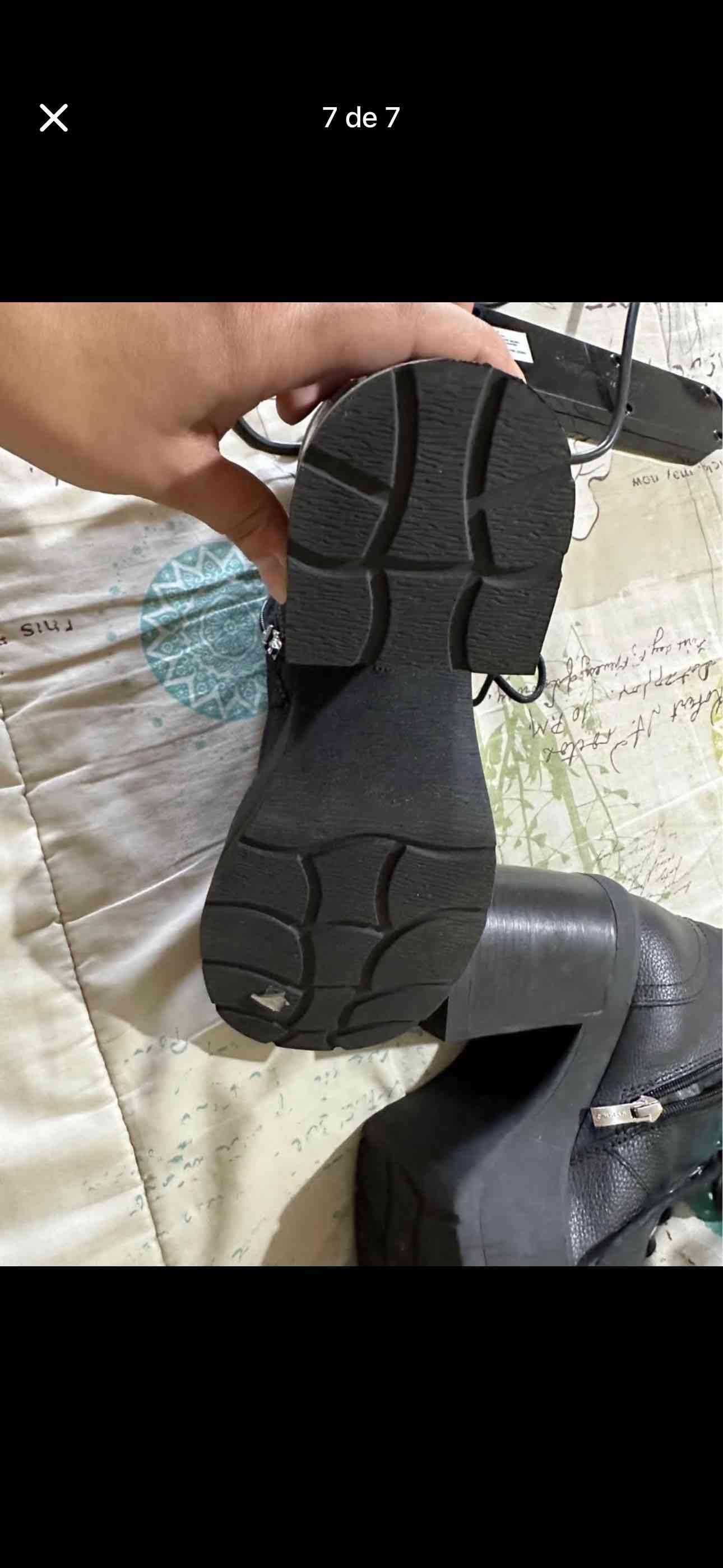 Botines plataforma negros - miniatura 3