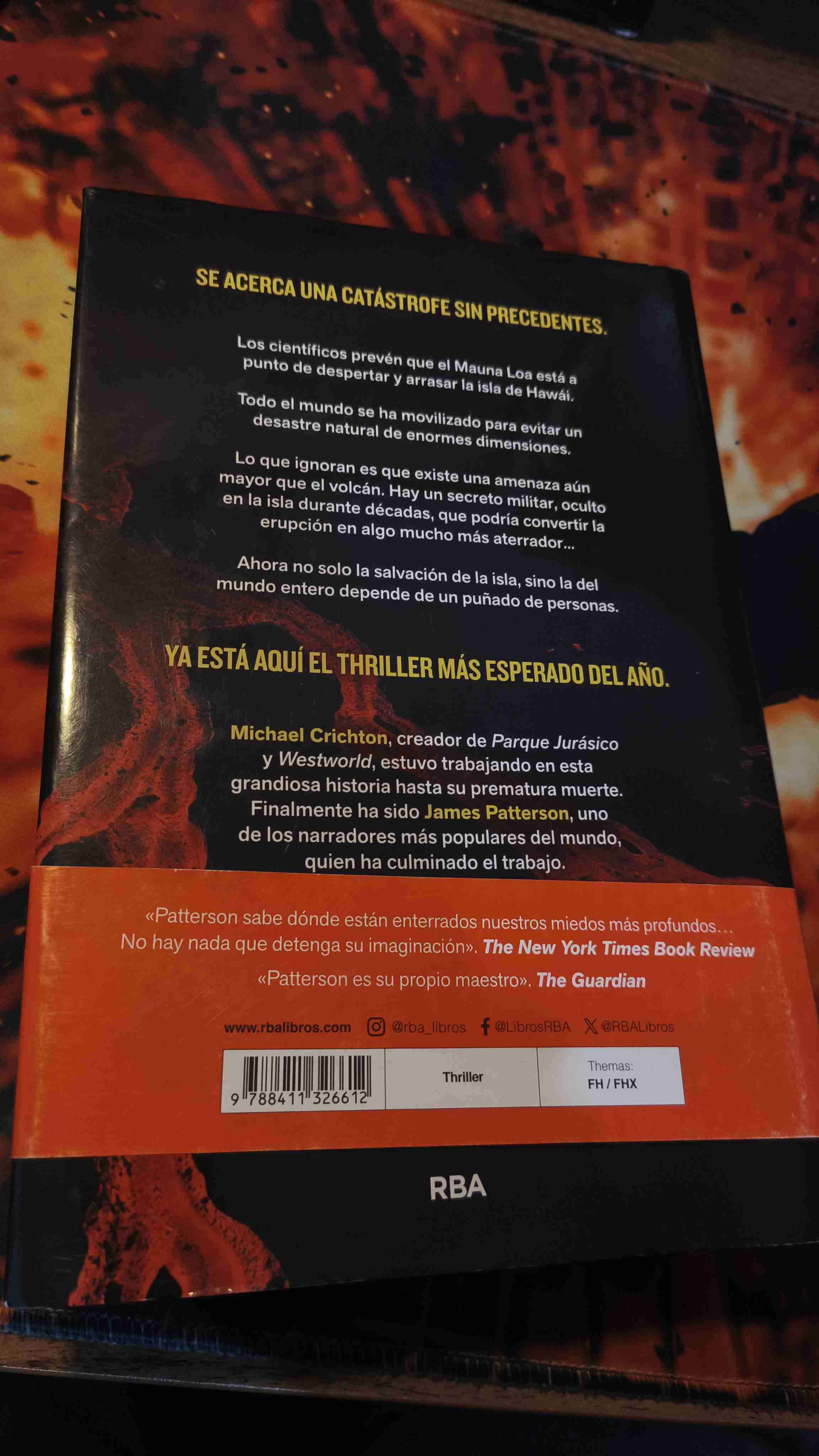 Libro Erupción de Michael Crichton - miniatura 3