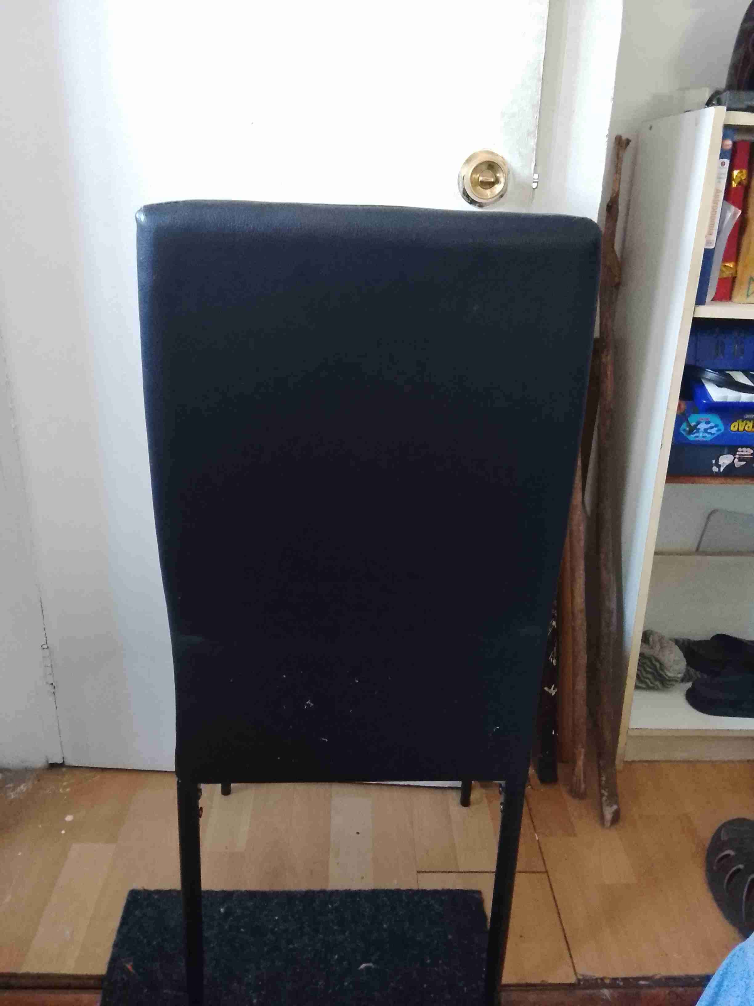 4 Sillas de comedor negras - miniatura 3