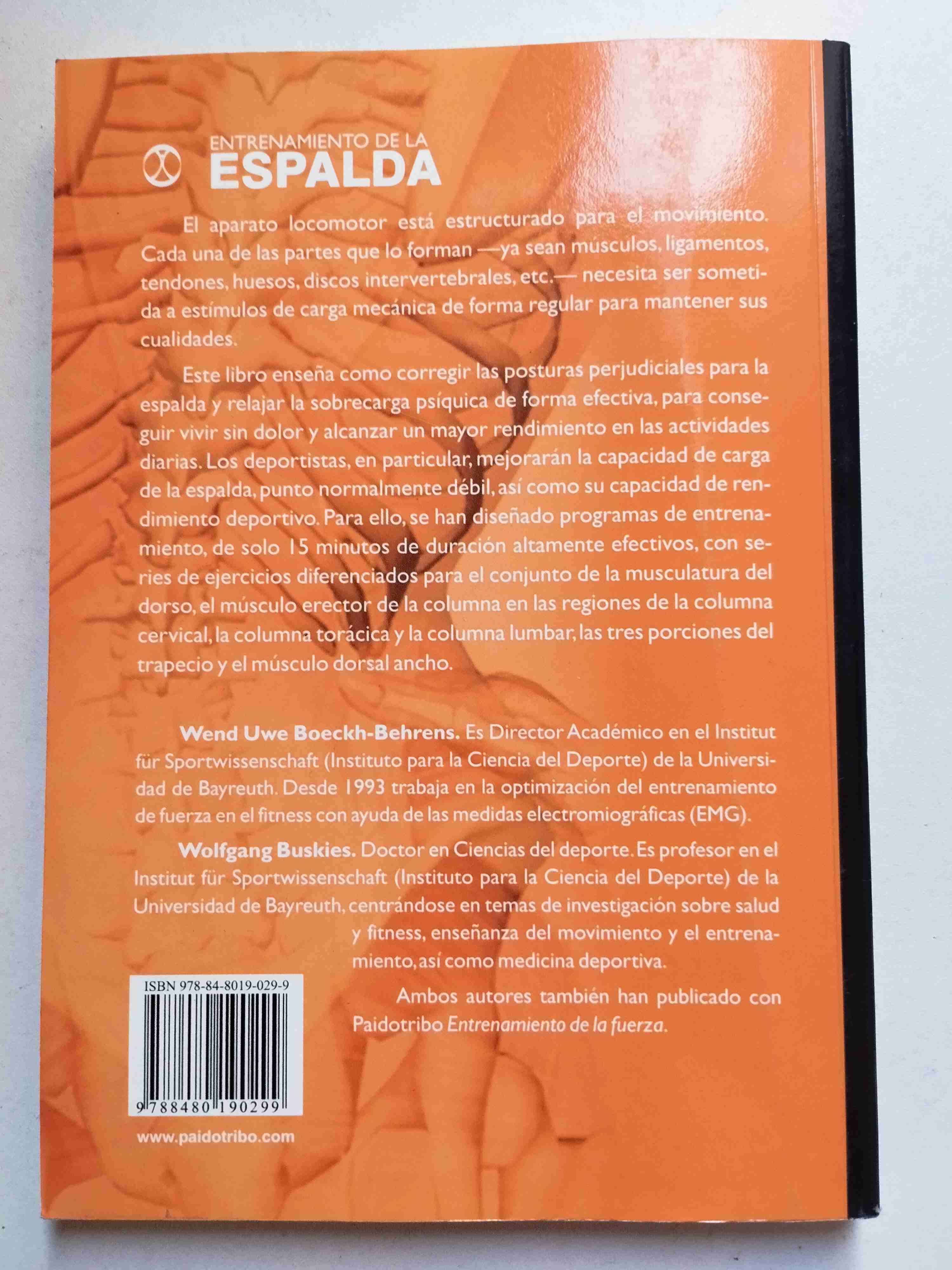 Libro Entrenamiento de la Espalda - miniatura 2