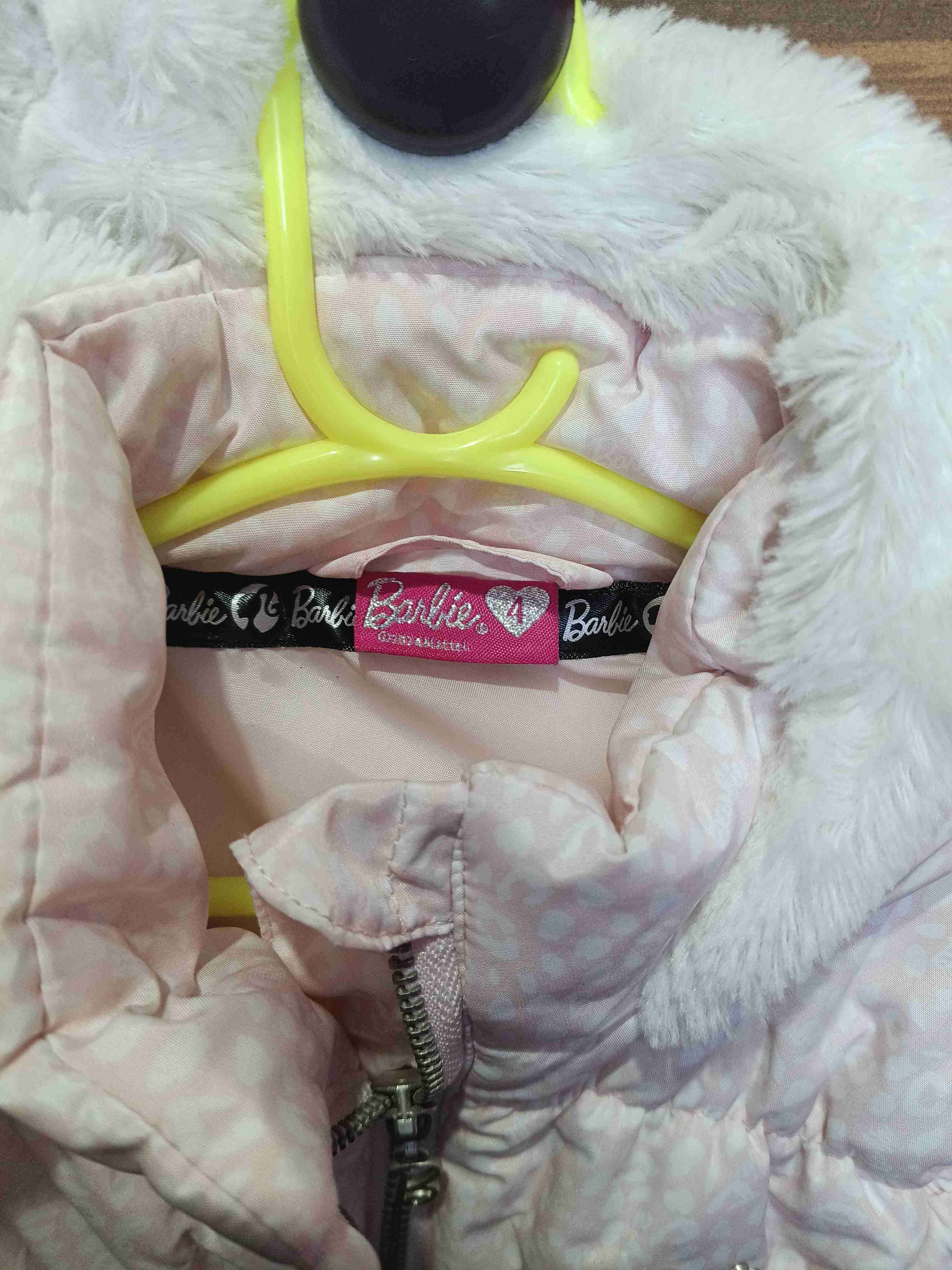 Abrigo rosado para niña - miniatura 2