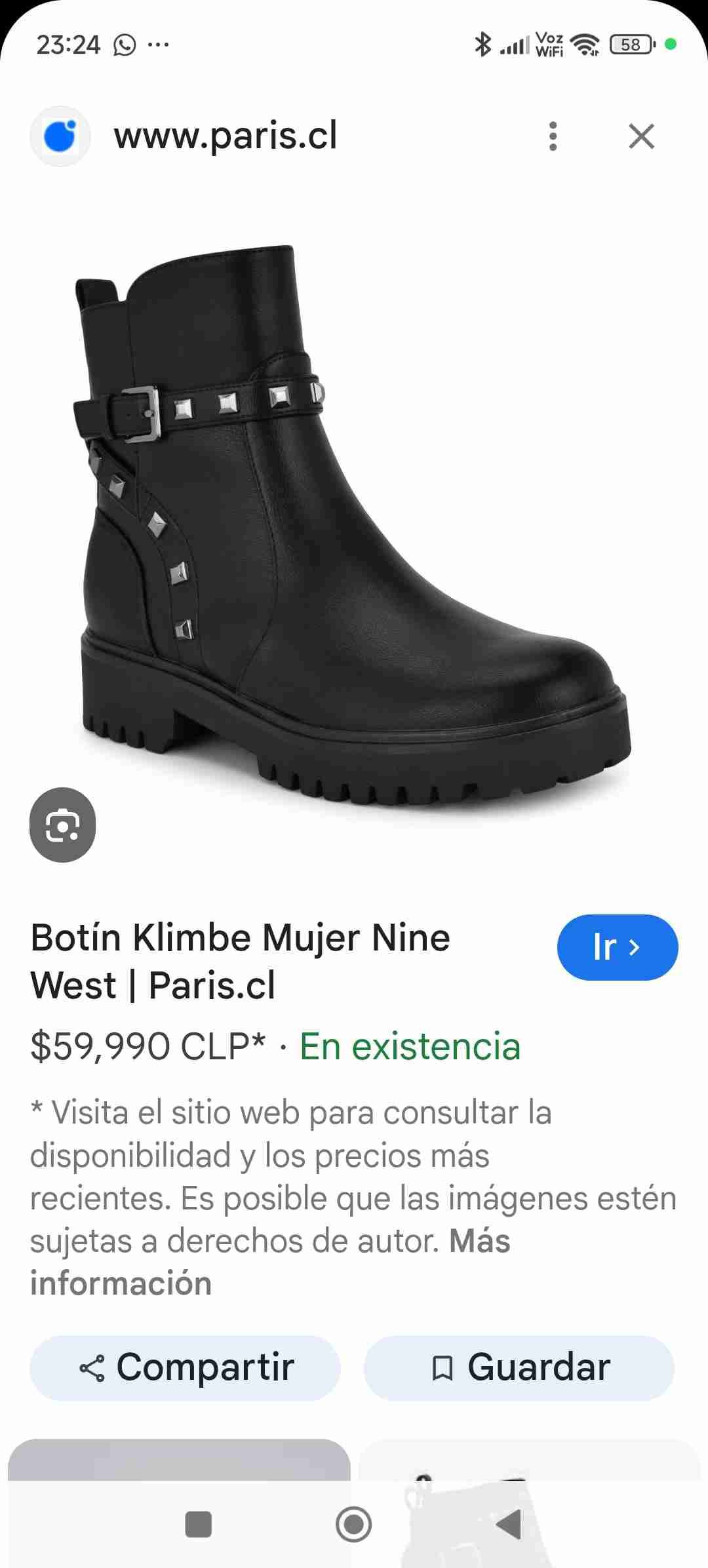 Botas negras con tachas - miniatura 6