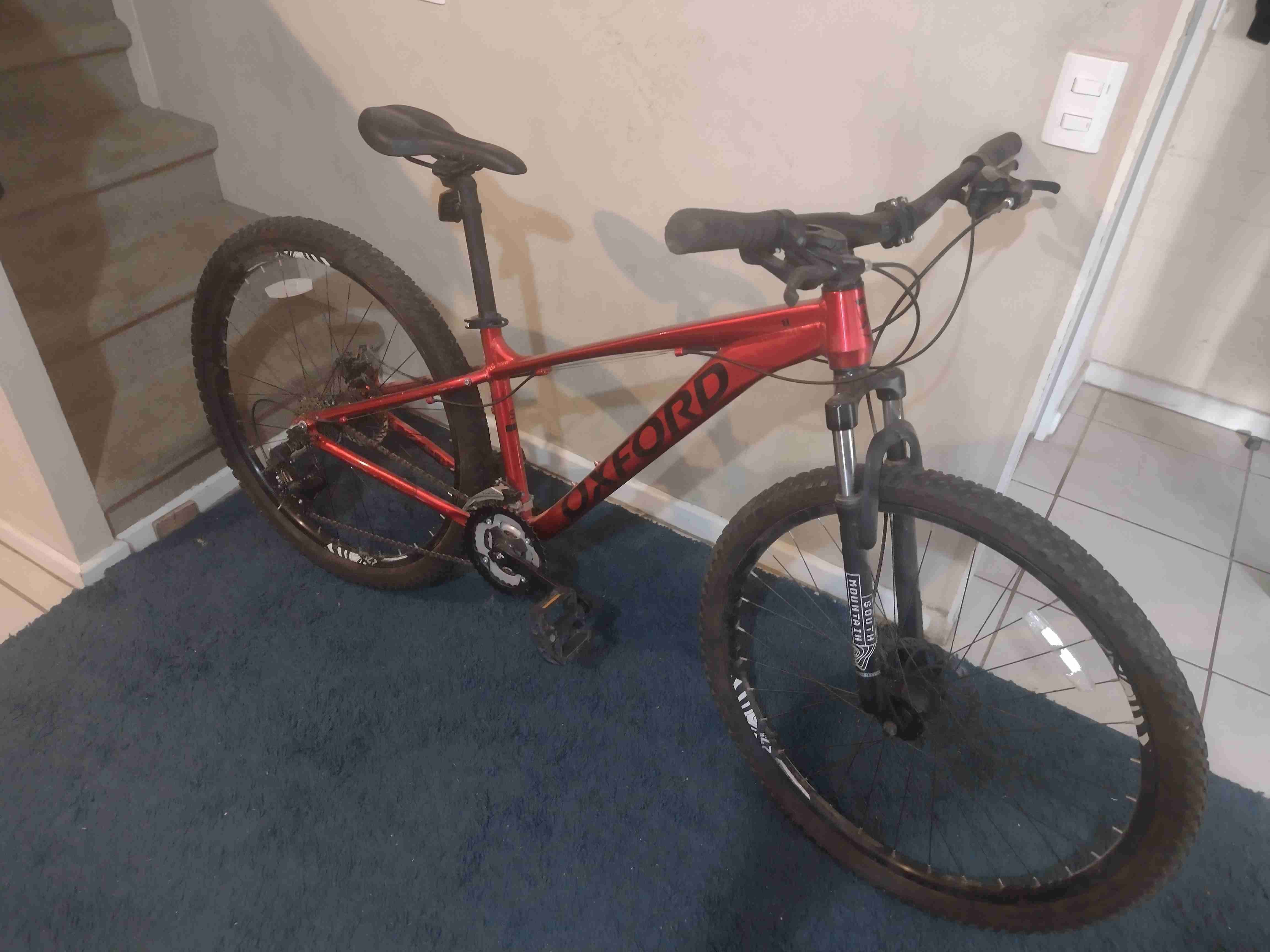 Bicicleta montaña Oxford roja - miniatura 2