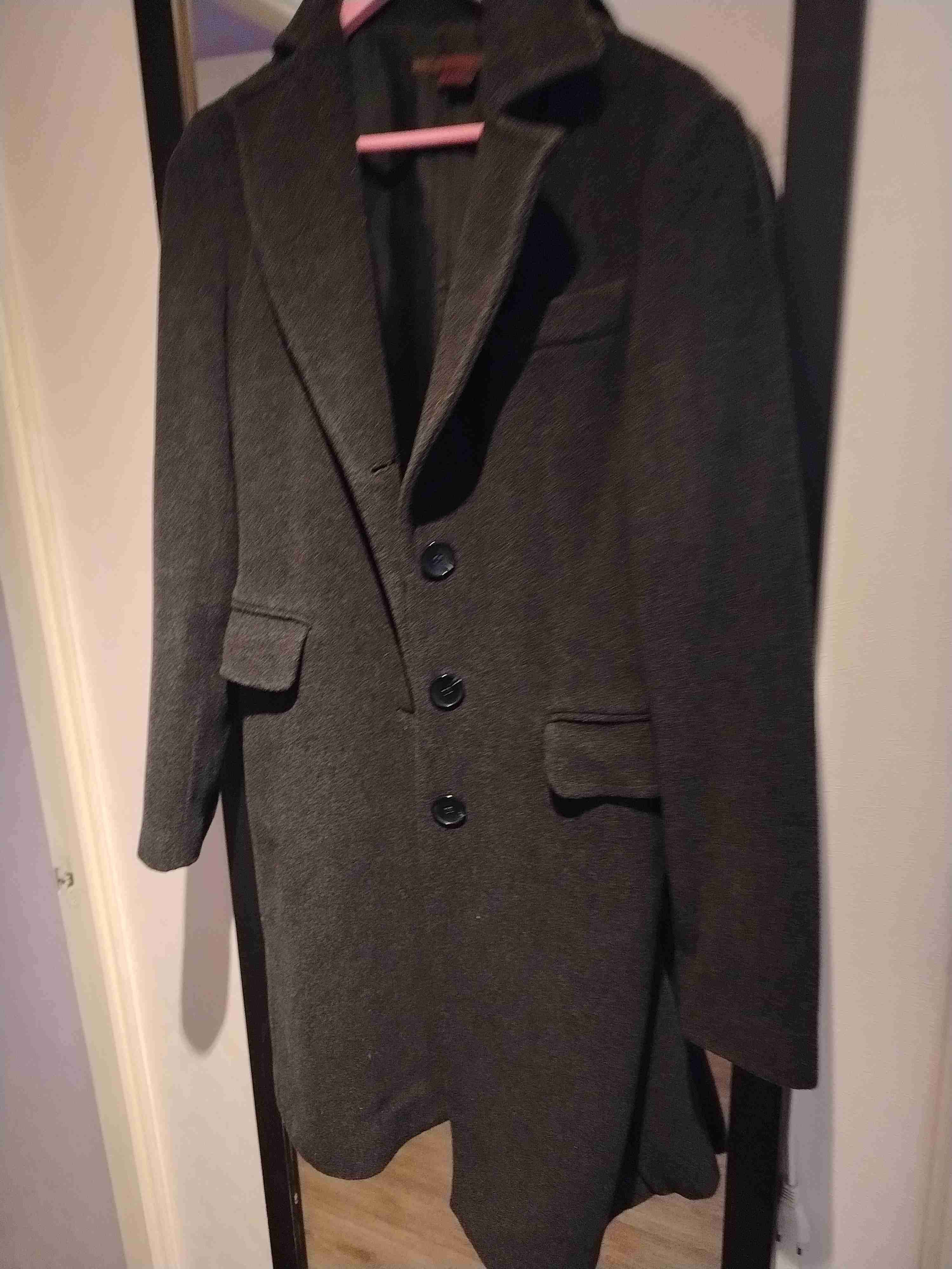 Abrigo gris oscuro elegante - miniatura 2