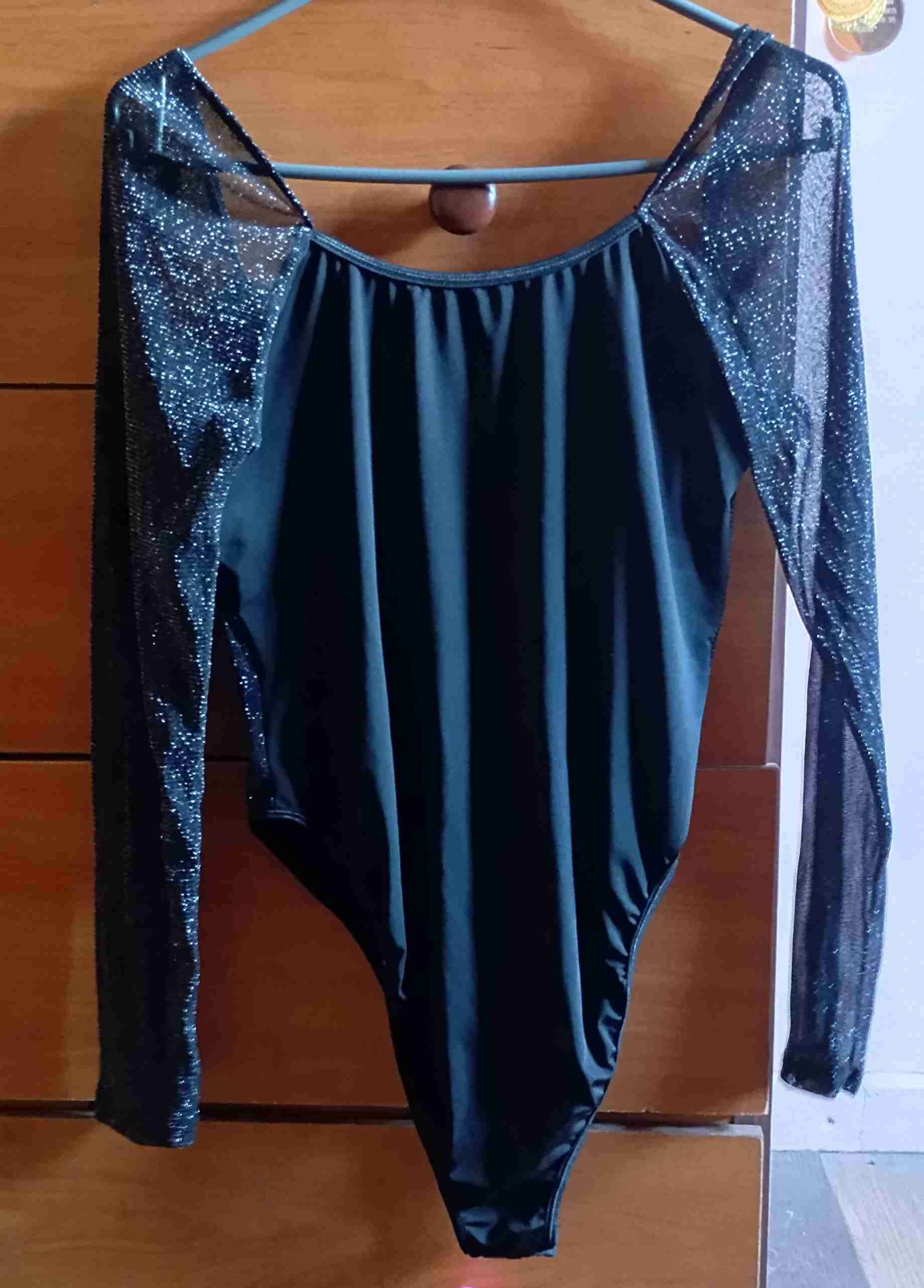 Body negro con brillo - miniatura 2