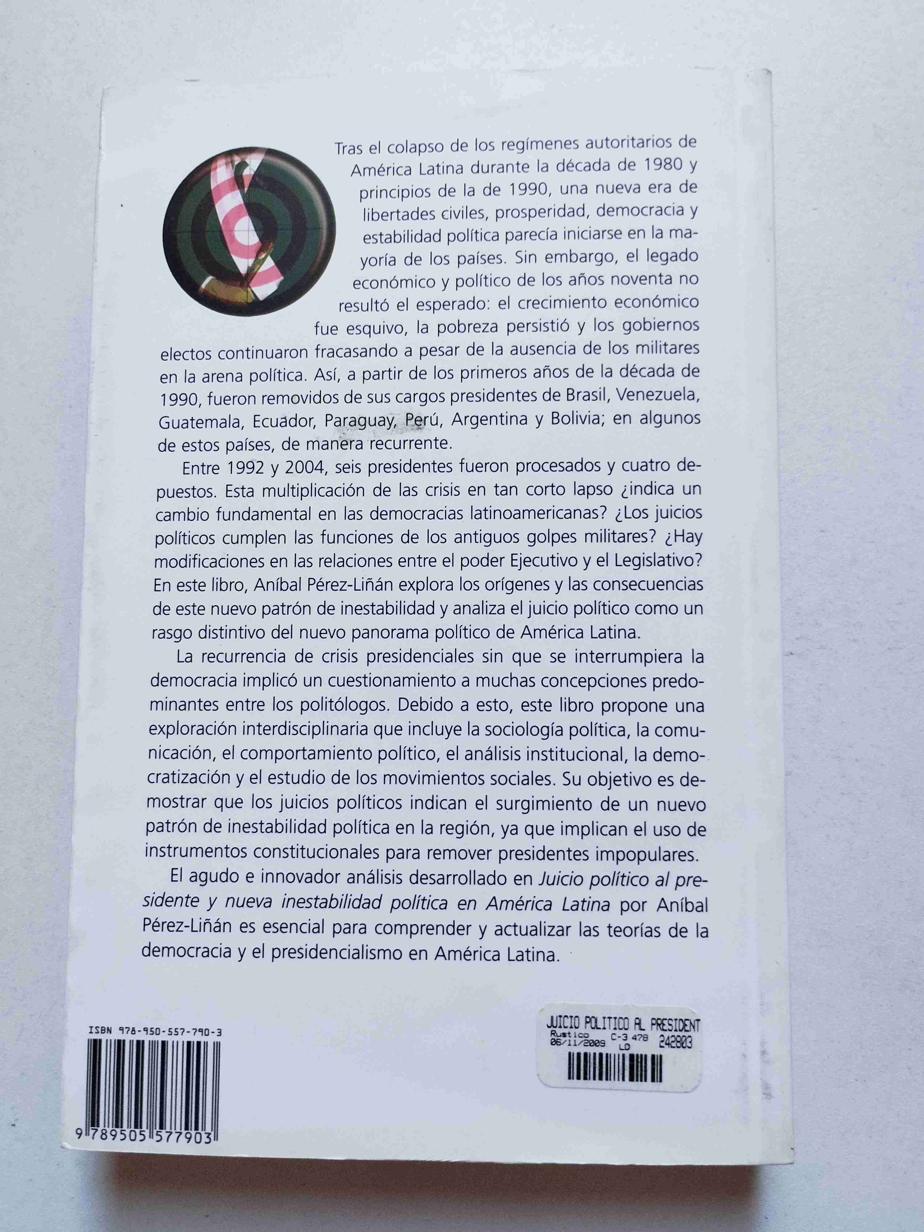 Libro sobre juicio político en América Latina - miniatura 2