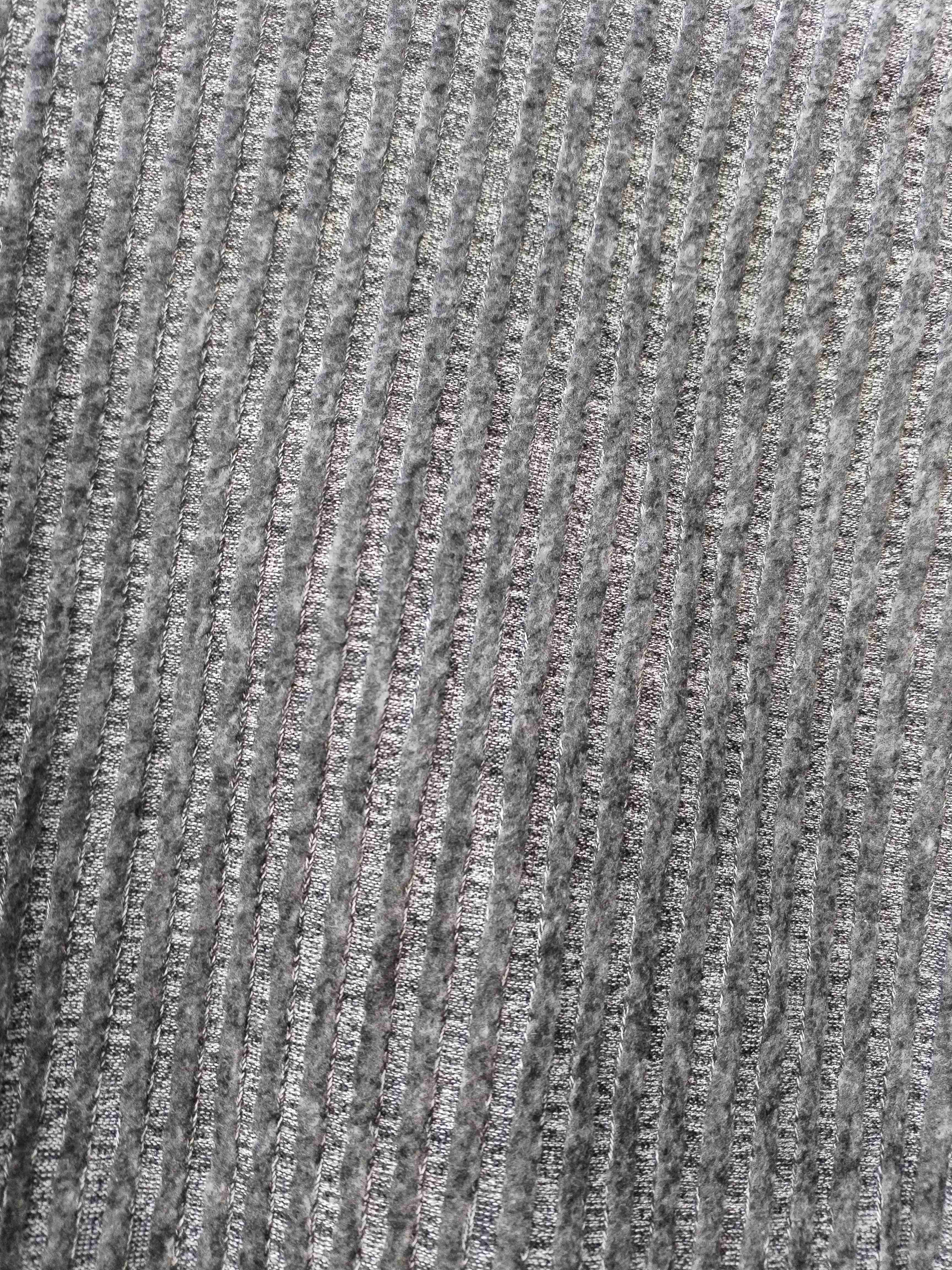 Suéter gris de punto canalé - miniatura 2