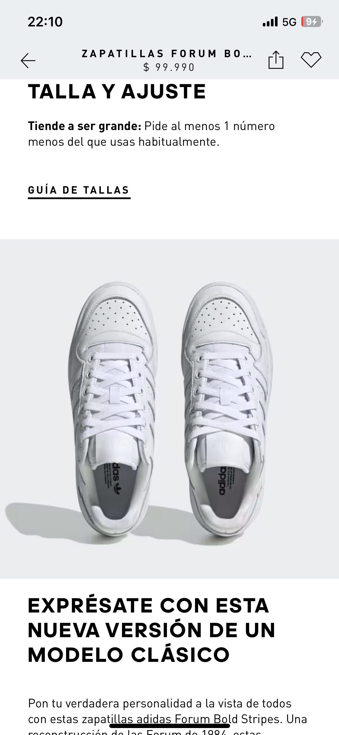 ADIDAS FORUM T38 - miniatura 5